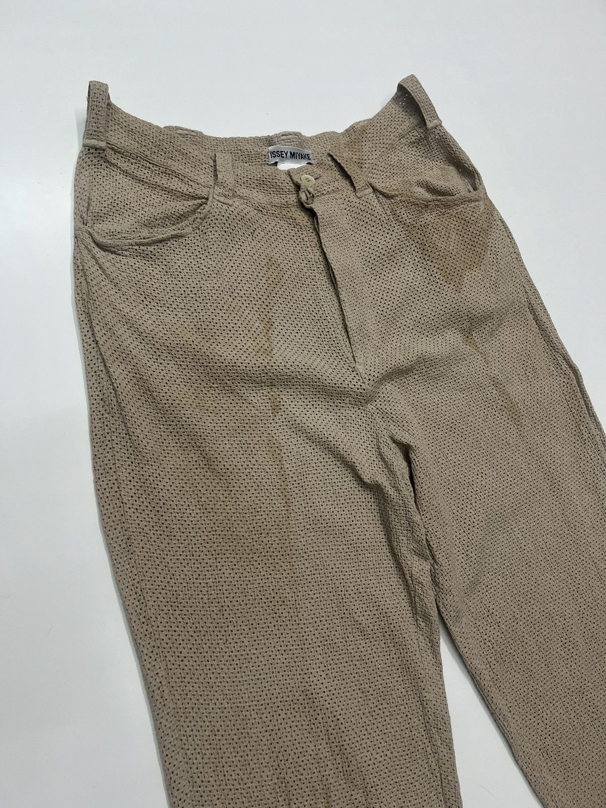 Issey Miyake ISSEY MIYAKE LINED MESH PANTS Size US 32 / EU 48 - 2 Thumbnail