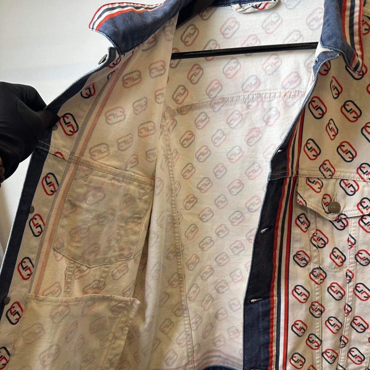 Gucci GUCCI MONOGRAM “GC” JEANS JACKET Size US M / EU 48-50 / 2 - 13 Thumbnail