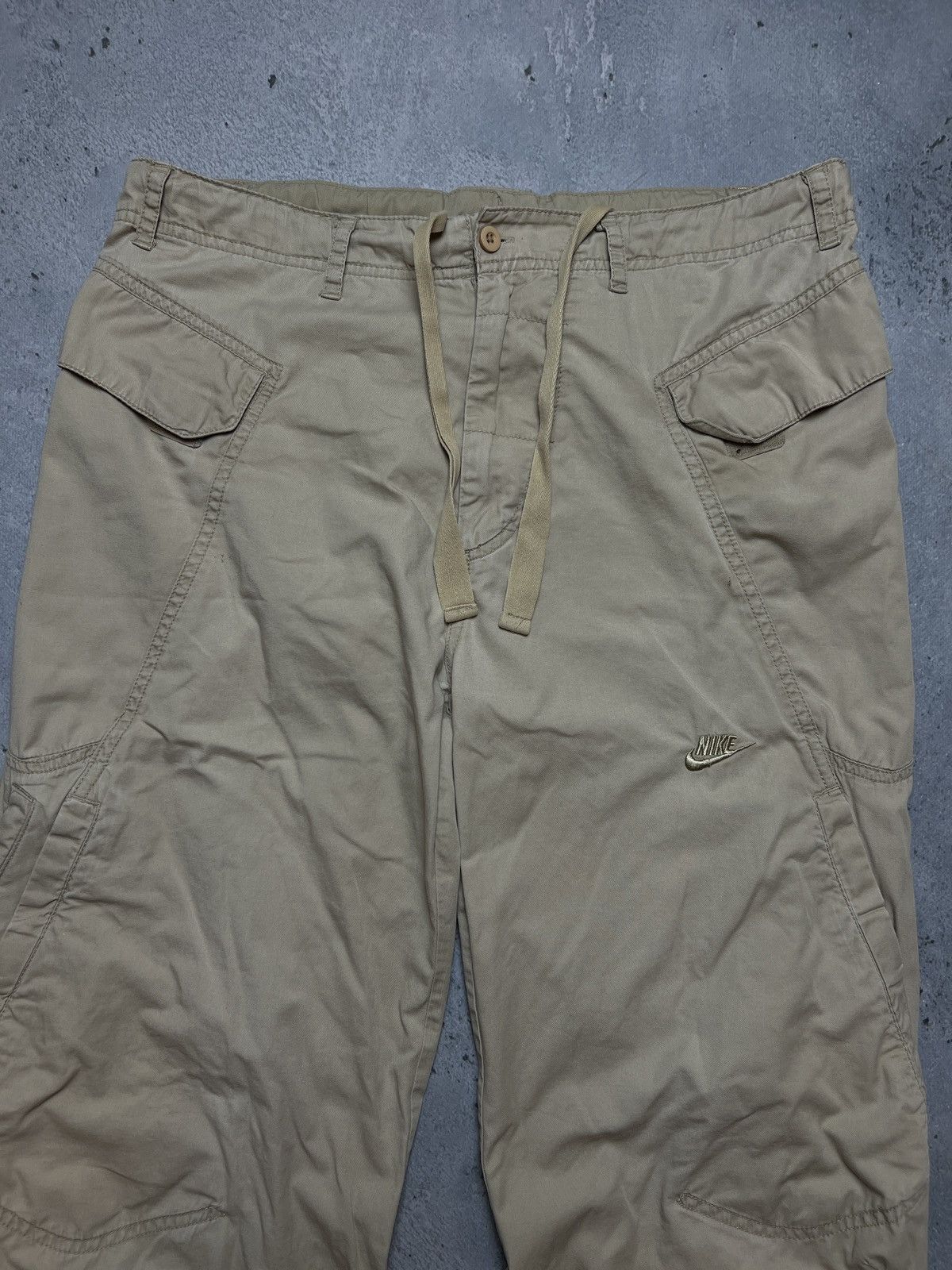 Nike Nike Track Cargo Pants Baggy Vintage Gorpcore Drill Joggers Size US 32 / EU 48 - 10 Thumbnail