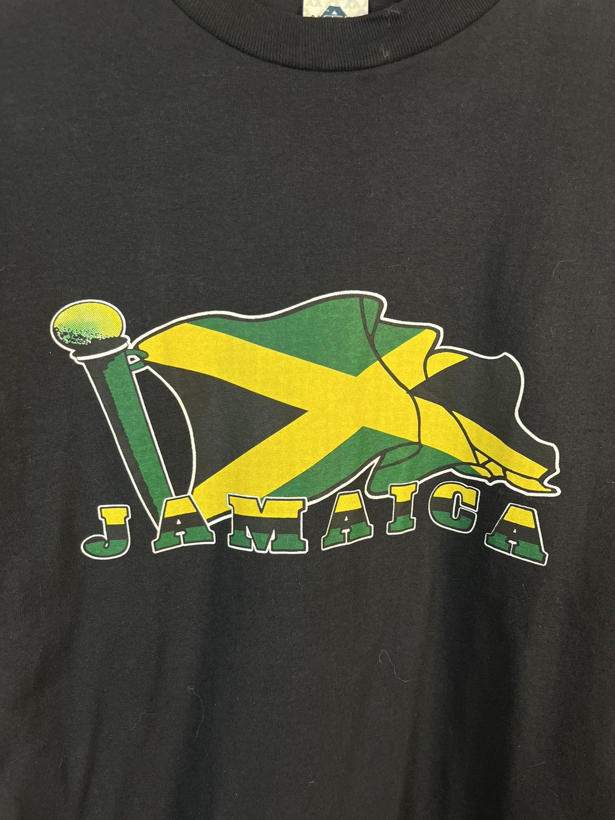 Vintage Jamaica Vintage Y2K Big Logo Tee Shirt Made in USA Size US M / EU 48-50 / 2 - 6 Thumbnail
