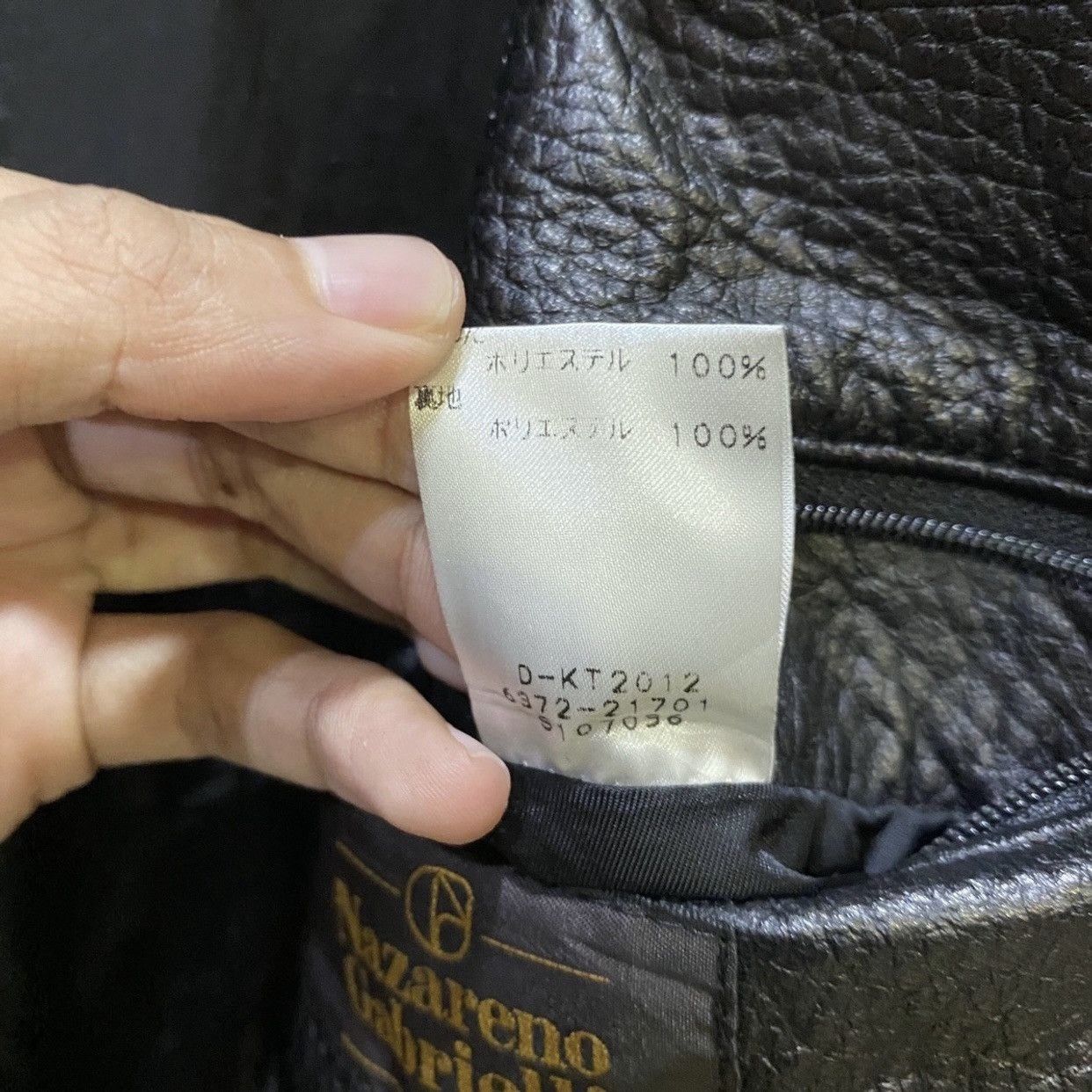 Nazareno Gabrielli × Vintage Rare Vintage Nazareno Gabrielli Italy Leather Jacket Size US L / EU 52-54 / 3 - 10 Thumbnail