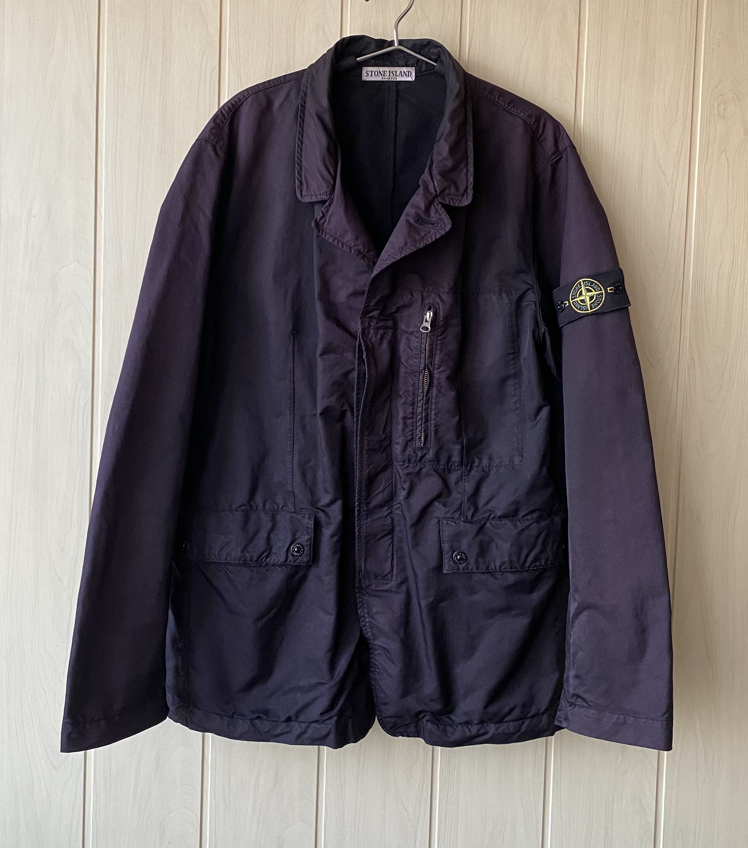 Image of Vintage Stone Island S/s 2011 Purple Shimmer Jacket, Men's (Size XL)