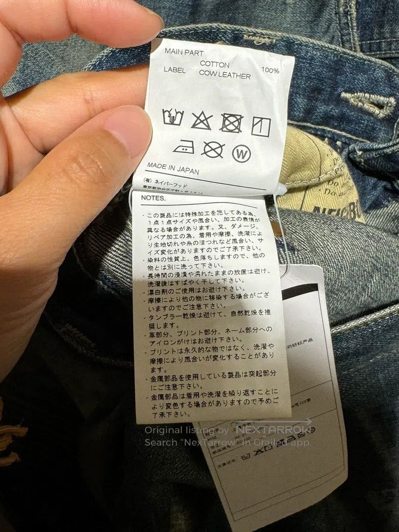 Neighborhood Neighborhood size L Nissan Distressed Denim Pants Size US 27 - 4 Thumbnail