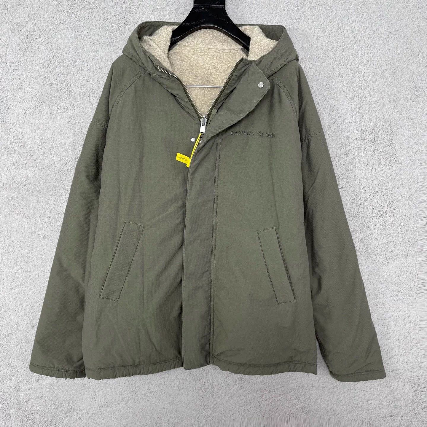 Canada Goose Canada Goose Alberni Olive Fleece Flight Jkt XL 99 Size US XL / EU 56 / 4 - 1 Thumbnail