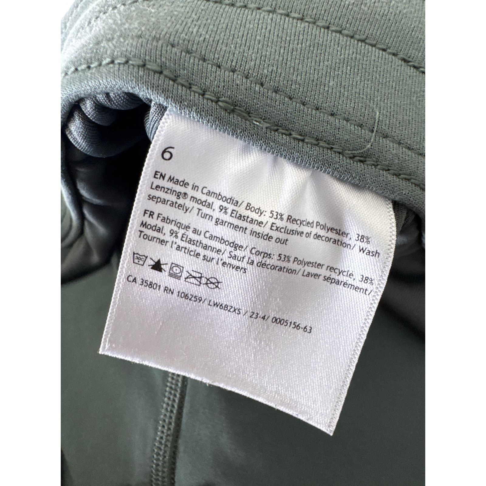 Lululemon Lululemon Softstreme High-Rise Straight Leg Crop Forest GRN Size 28" / US 6 / IT 42 - 9 Thumbnail