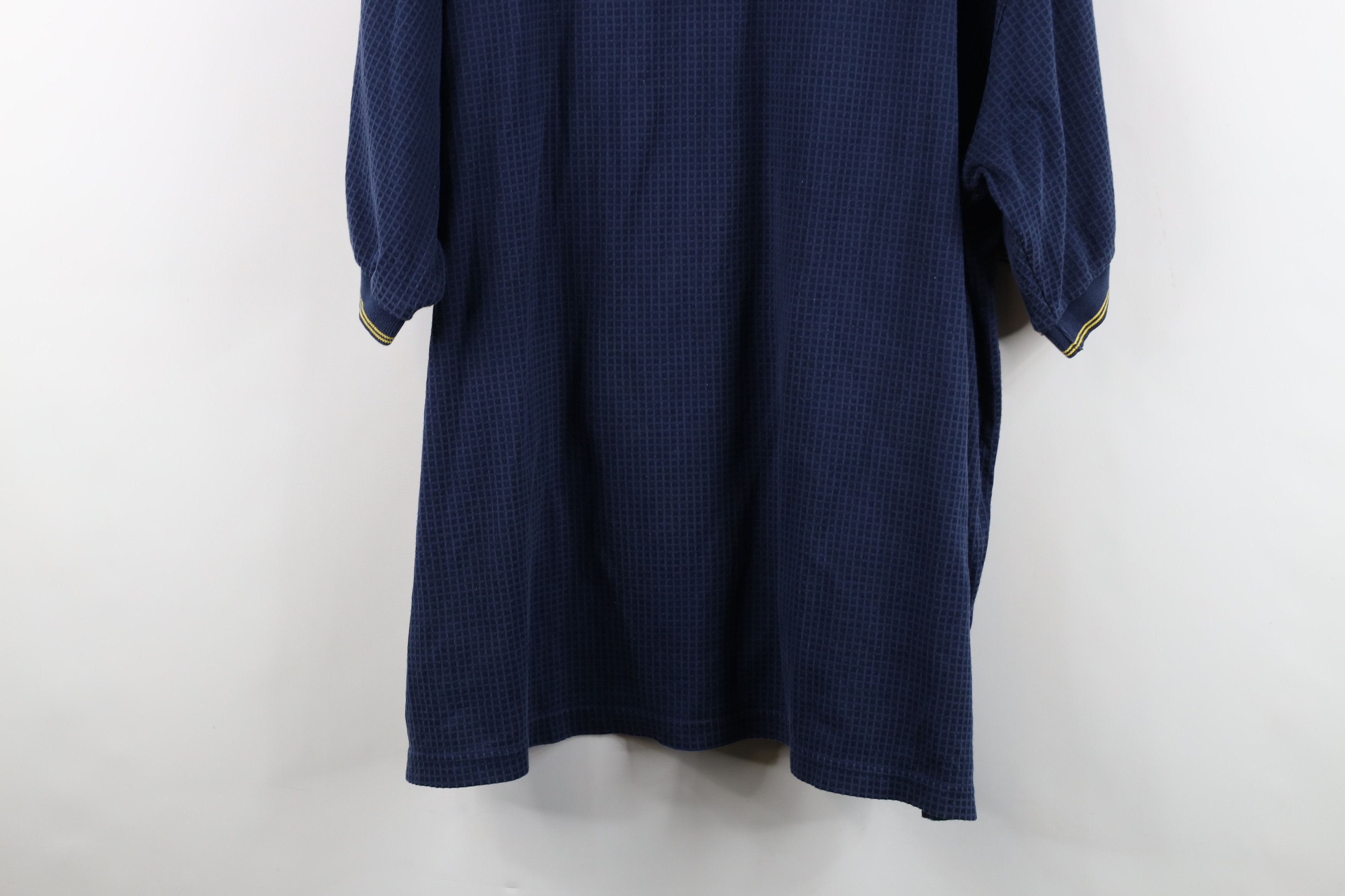 Nike Vintage Nike Mini Swoosh University of Michigan Thermal Polo Size US XXL / EU 58 / 5 - 14 Thumbnail