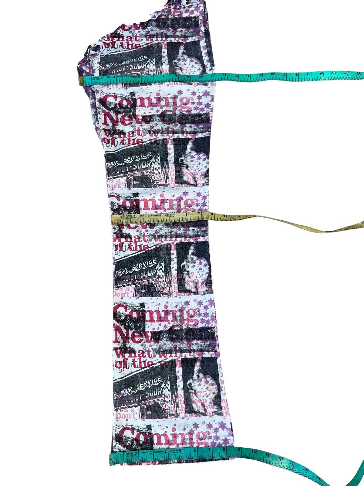semanticdesign Vintage Algonquins Japan All Print Stretch Bootcut Pant Size US 29 - 3 Thumbnail