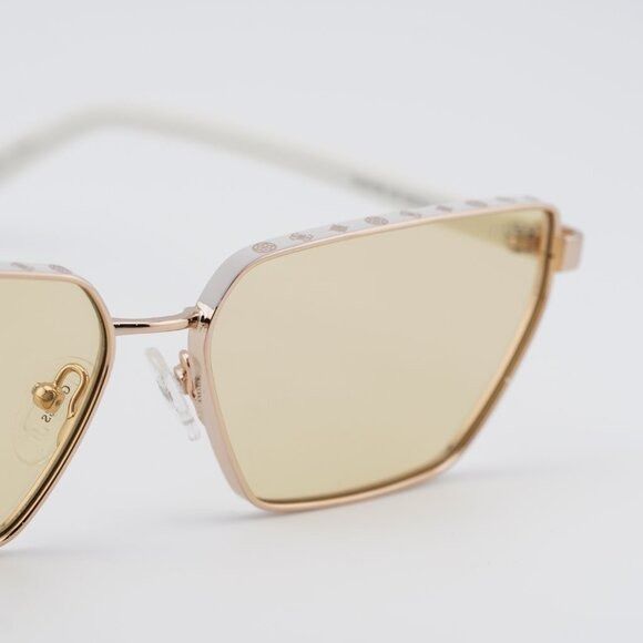Guess Guess GU00106 21E Sunglasses White/Gold Cat Eye Frame Size ONE SIZE - 2 Thumbnail