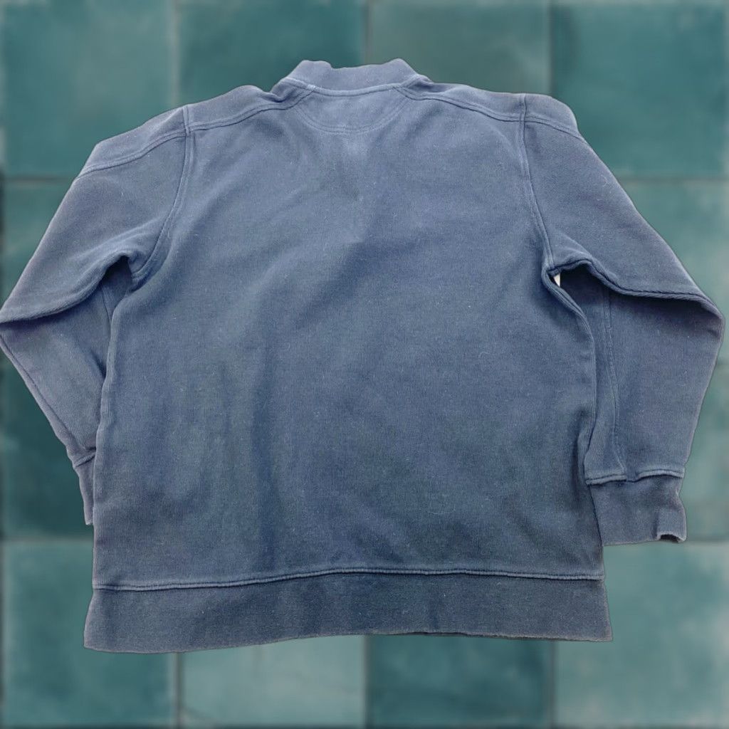 Vintage Greg Norman 1/4 Zip Sweater Mens Medium Black Pullover Collared Classic Style Size US M / EU 48-50 / 2 - 1 Thumbnail