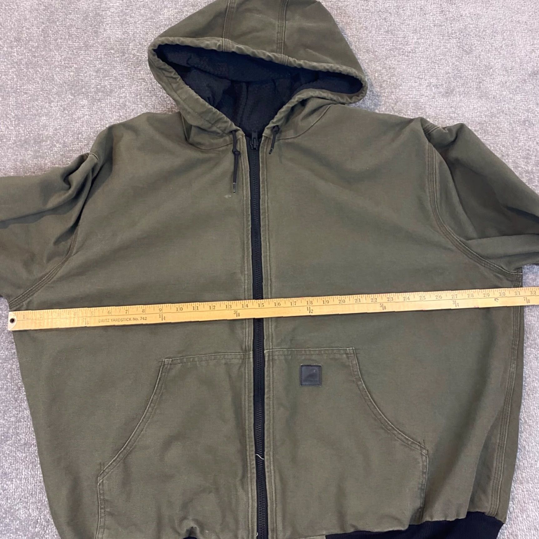 Carhartt CARHARTT Jacket Mens 3XL Olive Green J360 ARG Canvas Utility Coat Workwear Coat Size US XXL / EU 58 / 5 - 6 Thumbnail
