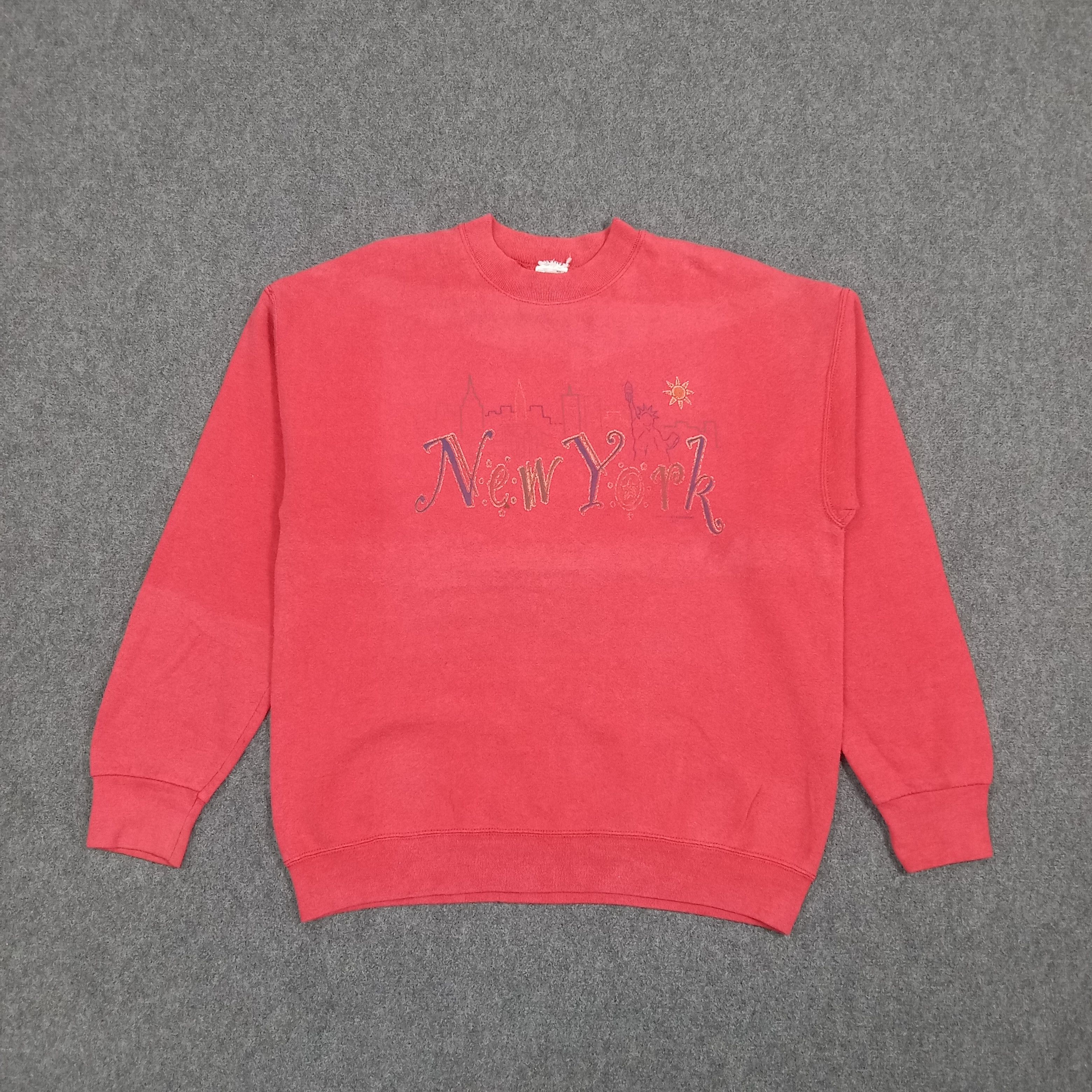 Vintage NYC New York City Streetwear Sweatshirt C270N19 Size US M / EU 48-50 / 2 - 1 Thumbnail