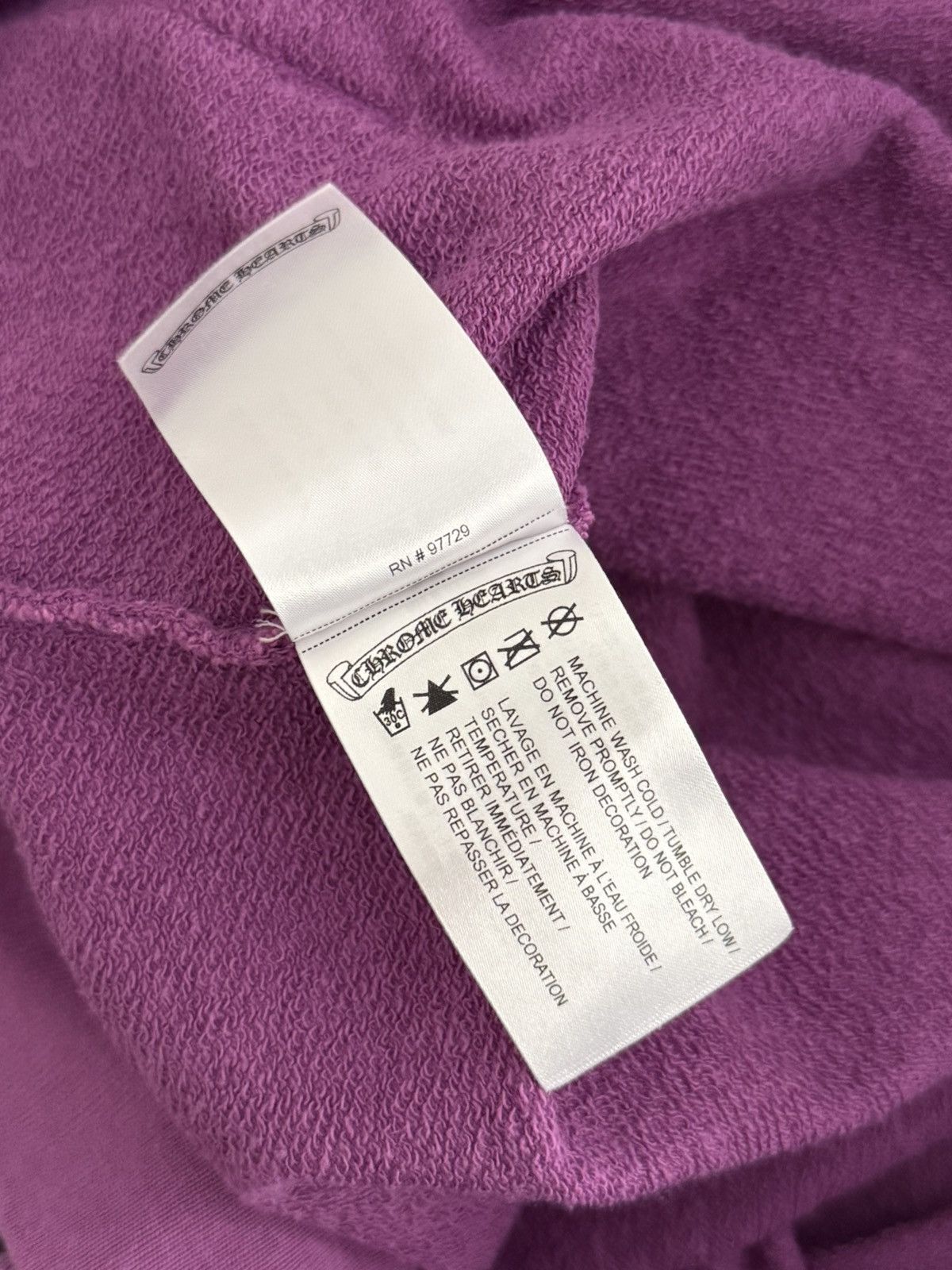 Chrome Hearts Chrome Hearts Mattyboy Purple Hoodie Sz.L Size US L / EU 52-54 / 3 - 8 Thumbnail