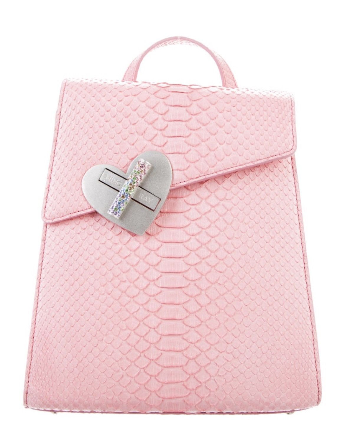 Other Ming Ray London pink snakeskin backpack Size ONE SIZE - 1 Thumbnail