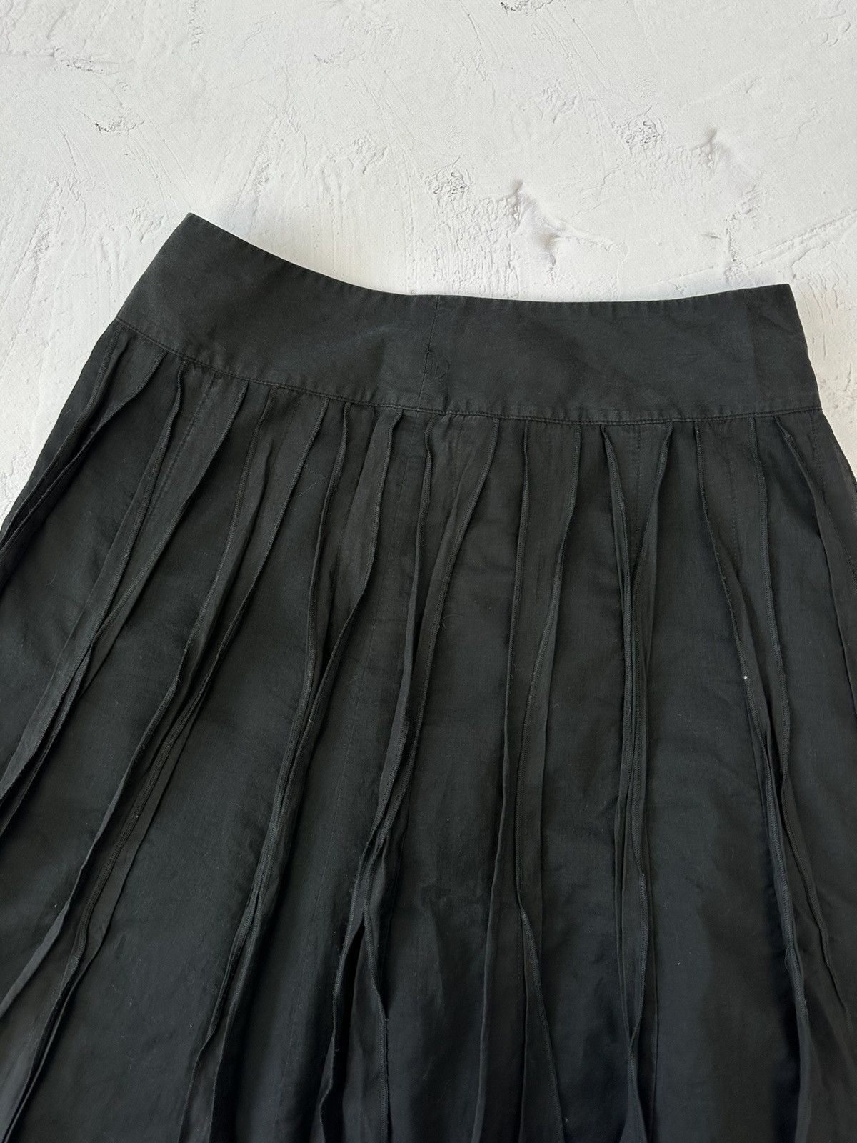 Vintage Vintage Flared Pleated Skirt Size 32" / US 10 / IT 46 - 4 Thumbnail