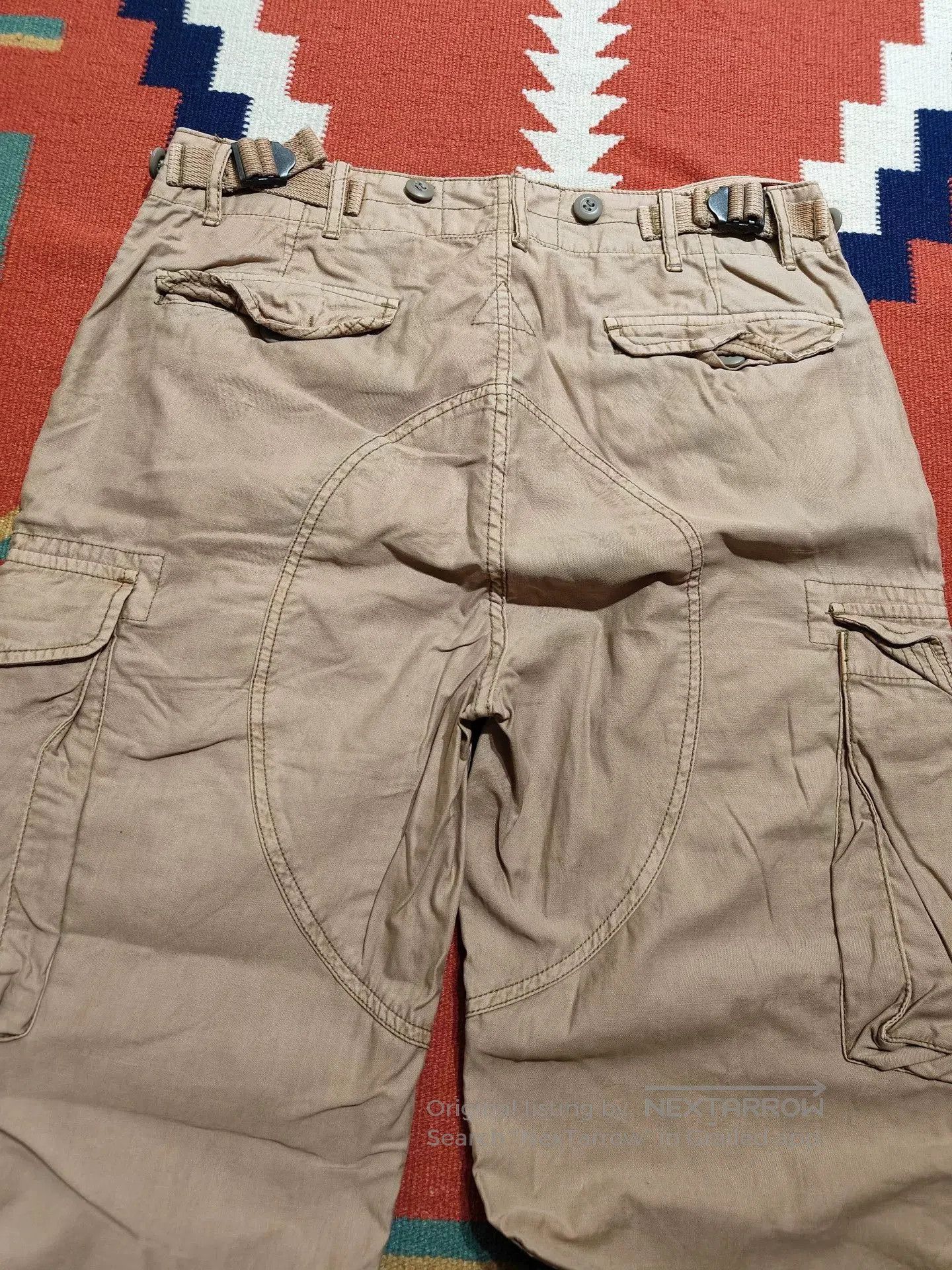 Rugby Ralph Lauren Ralph Lauren Rugby Distressed Cargo Pants. Size US 32 / EU 48 - 7 Thumbnail