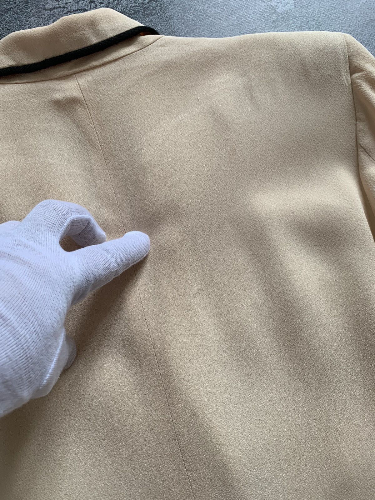 Designer × Moschino × Vintage VTG 1980’s Moschino Cheap & Chic Cream Suit Women’s 42 size Size L / US 10 / IT 46 - 25 Thumbnail