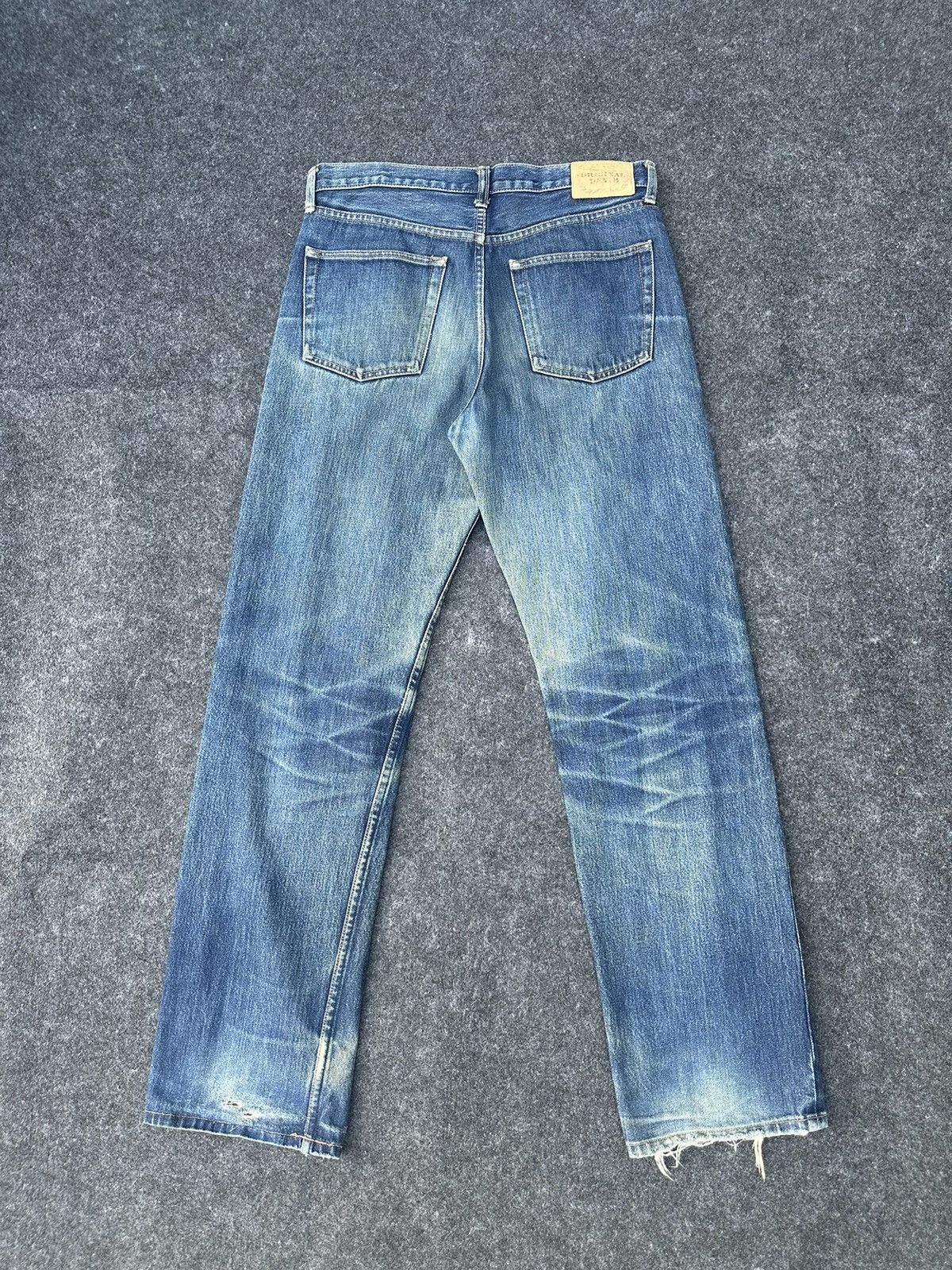 Vintage Vintage Original Denim Blue Washed Denim 31x31 D84 Size US 31 - 2 Thumbnail