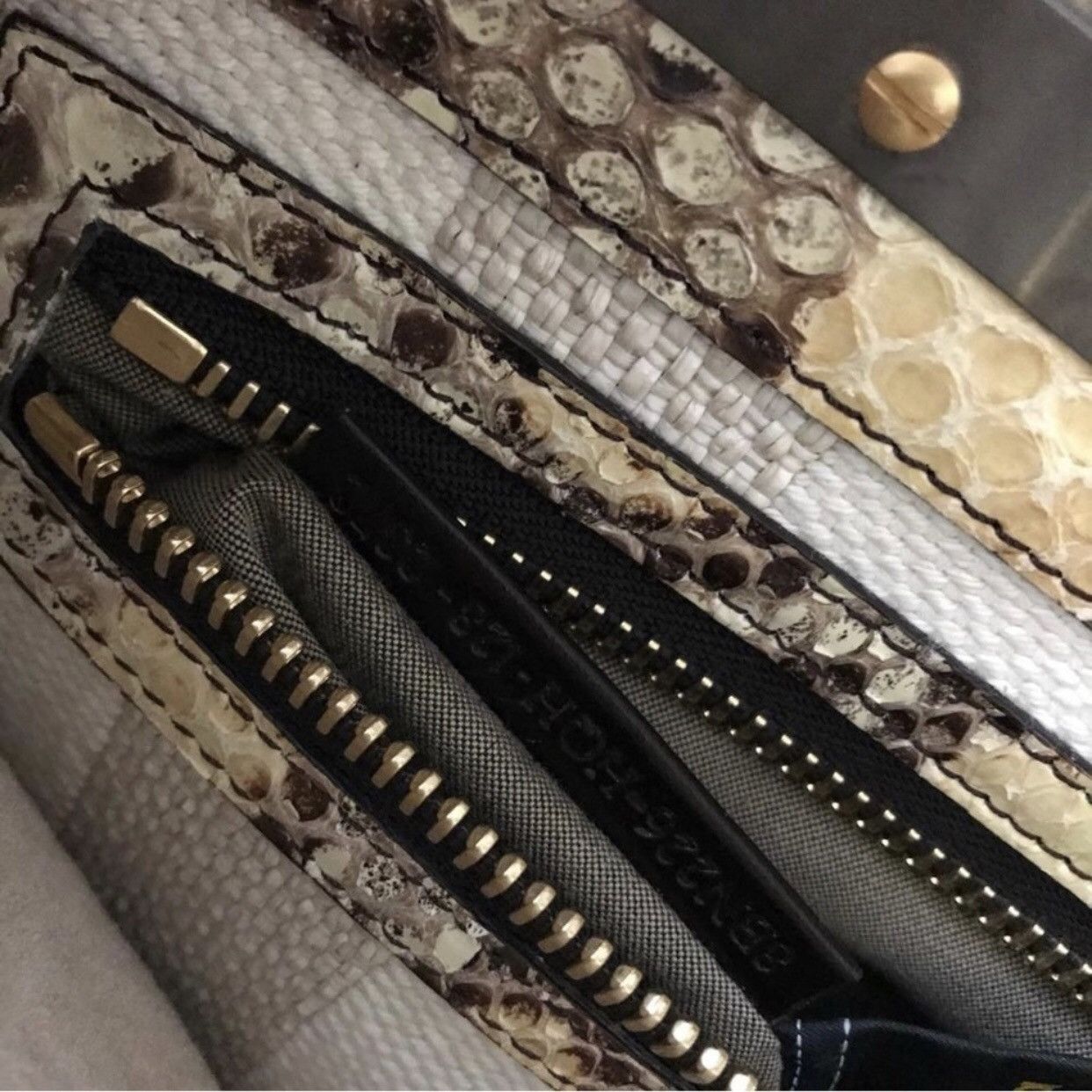 Fendi Fendi python peekaboo bag Size ONE SIZE - 13 Thumbnail
