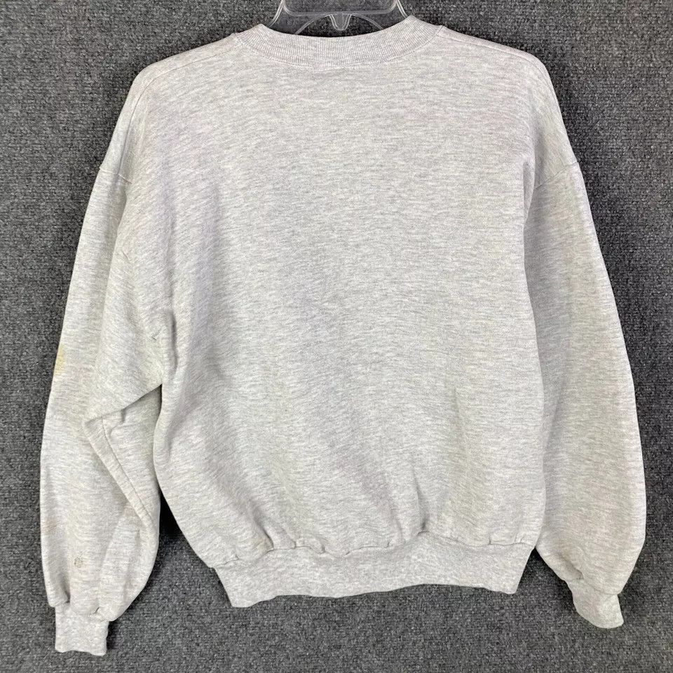 Jerzees × Vintage Jerzees Sweatshirt Men's Large Pullover Cotton Blend Stained Size US L / EU 52-54 / 3 - 8 Thumbnail