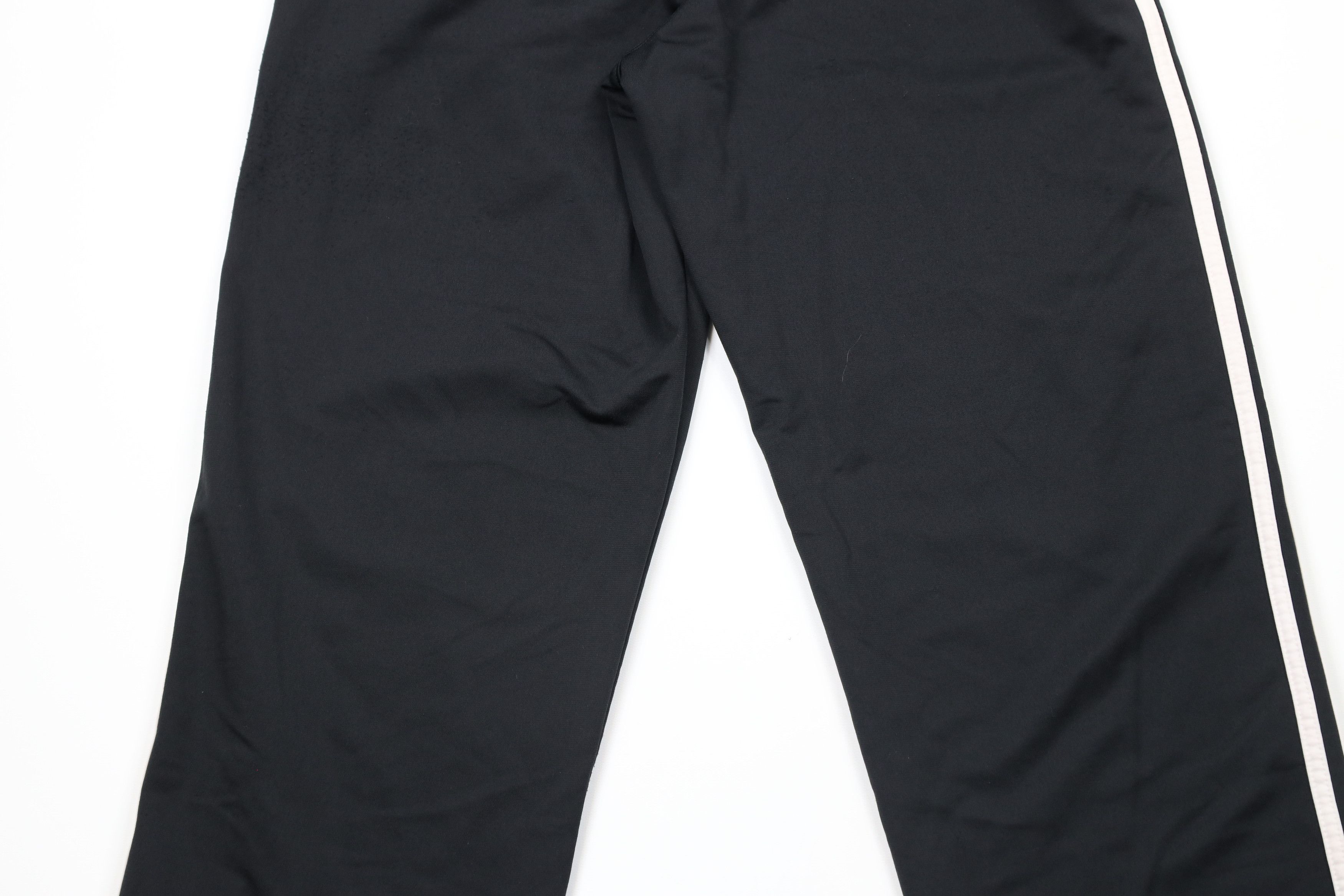 Adidas × Vintage Vintage Adidas Out Striped Wide Leg Sweatpants Pants Black Size US 32 / EU 48 - 13 Thumbnail