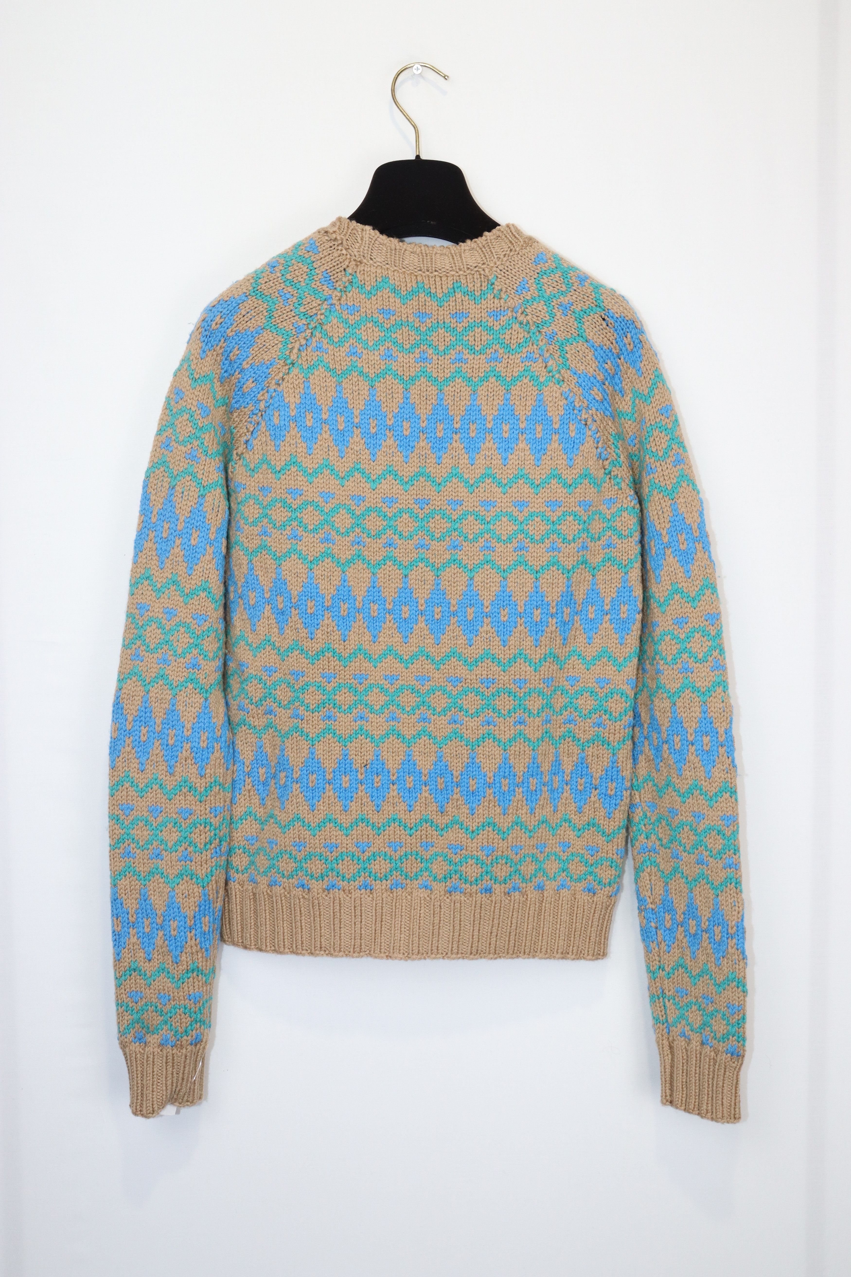 Acne Studios o1rshd10124 SS18 Naif Multicolor Fair Isle Sweater/Knitwear Size US S / EU 44-46 / 1 - 8 Thumbnail