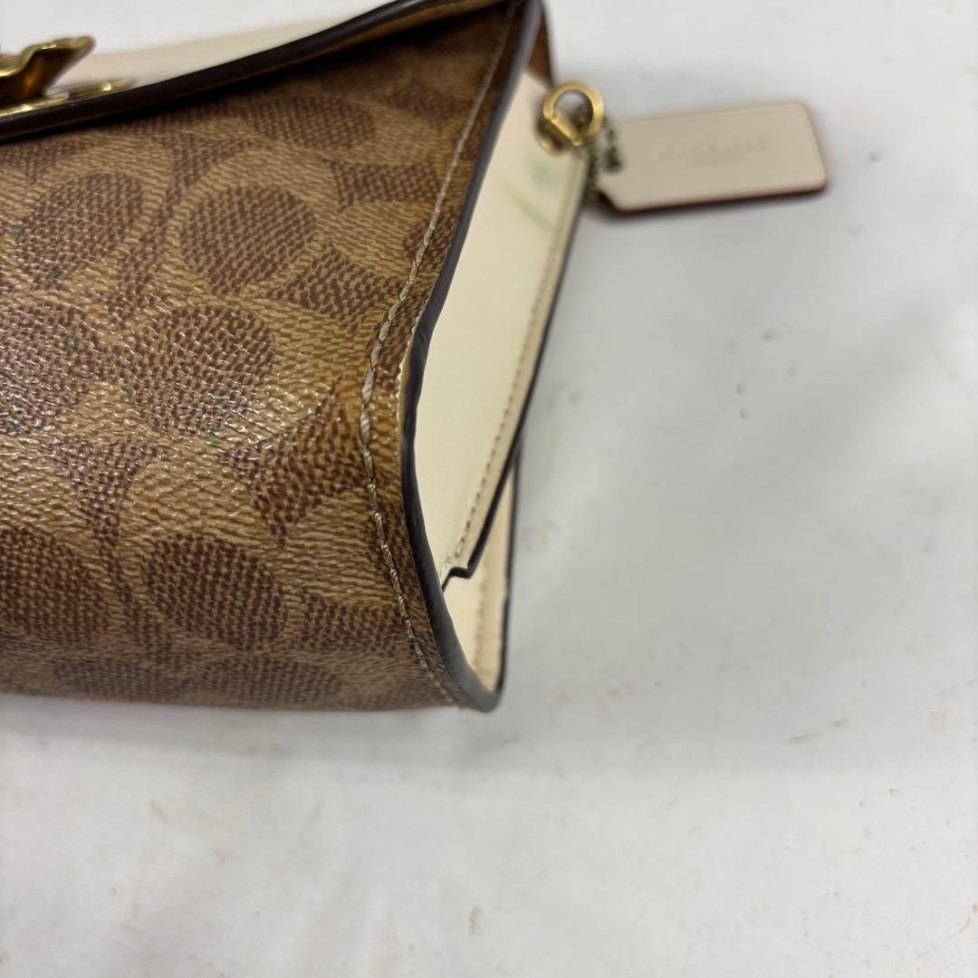 Coach Coach Parker 18 Colorblock Signature Canvas Chain Bag Size ONE SIZE - 9 Thumbnail