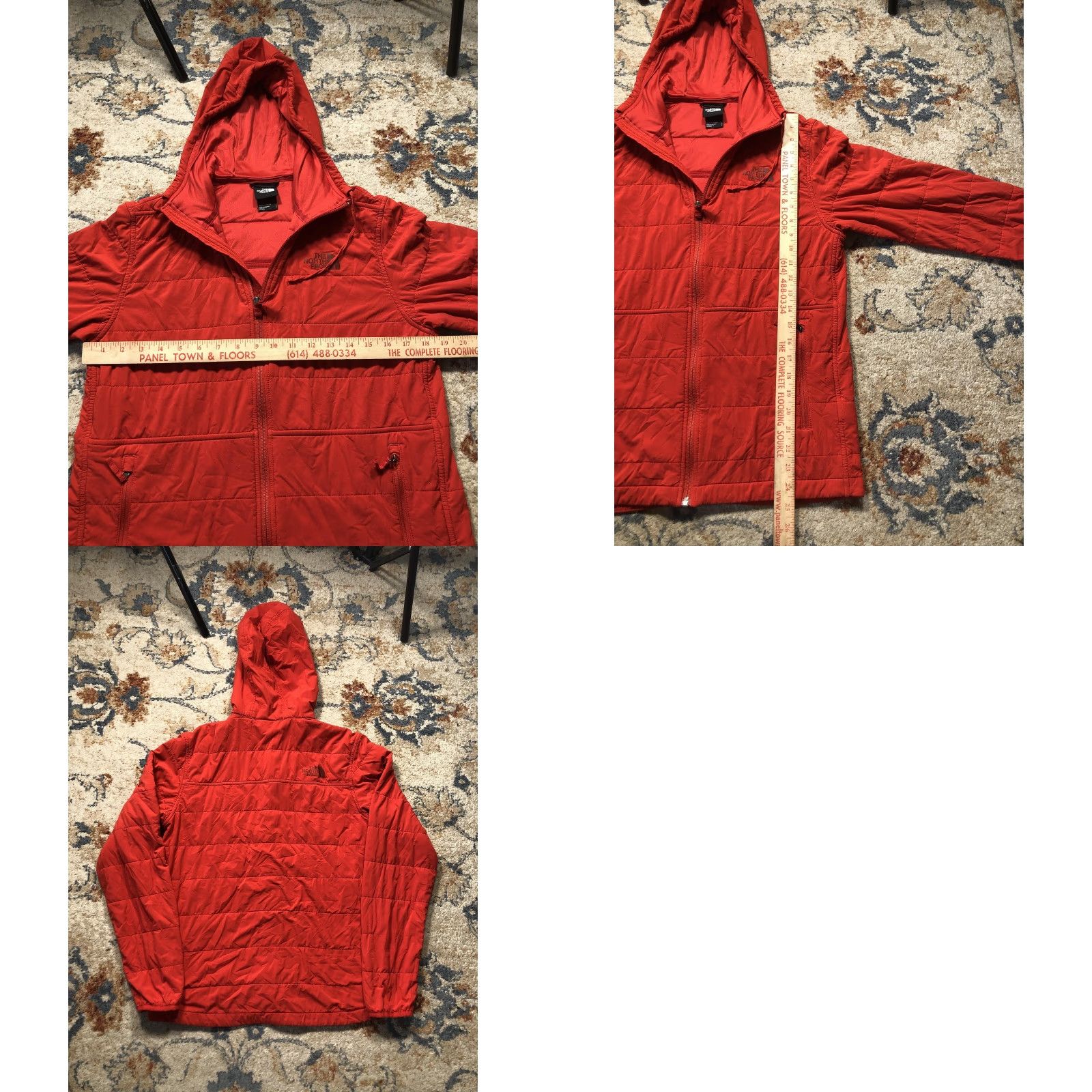The North Face The North Face Jacket Mens S Red Hooded Quilted Full Zip Lightweight Outdoor Size US S / EU 44-46 / 1 - 8 Thumbnail