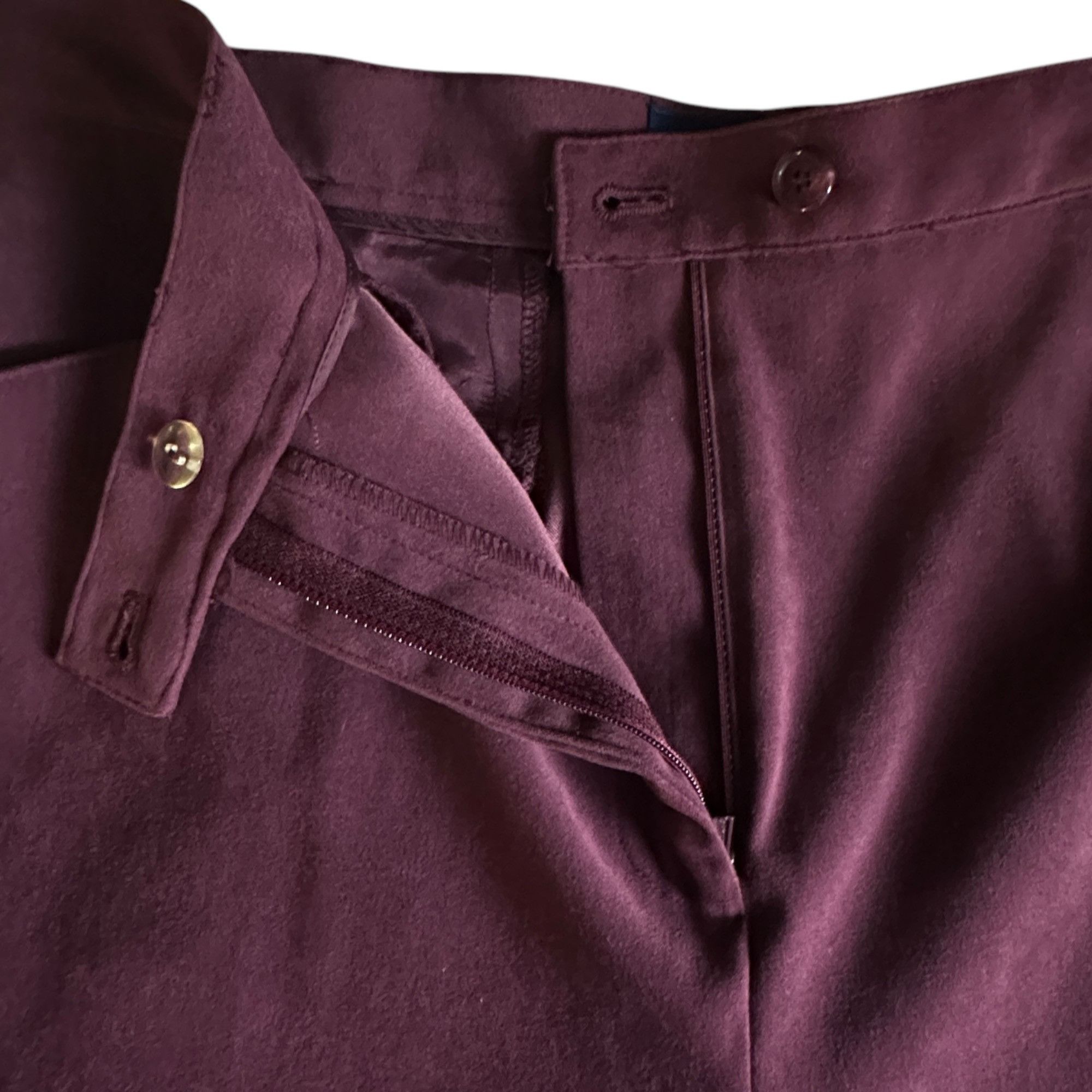 Charter Club Charter Club Petite 12P Womens Burgandy Velveteen Pants Clas Size 28" / US 6 / IT 42 - 12 Thumbnail