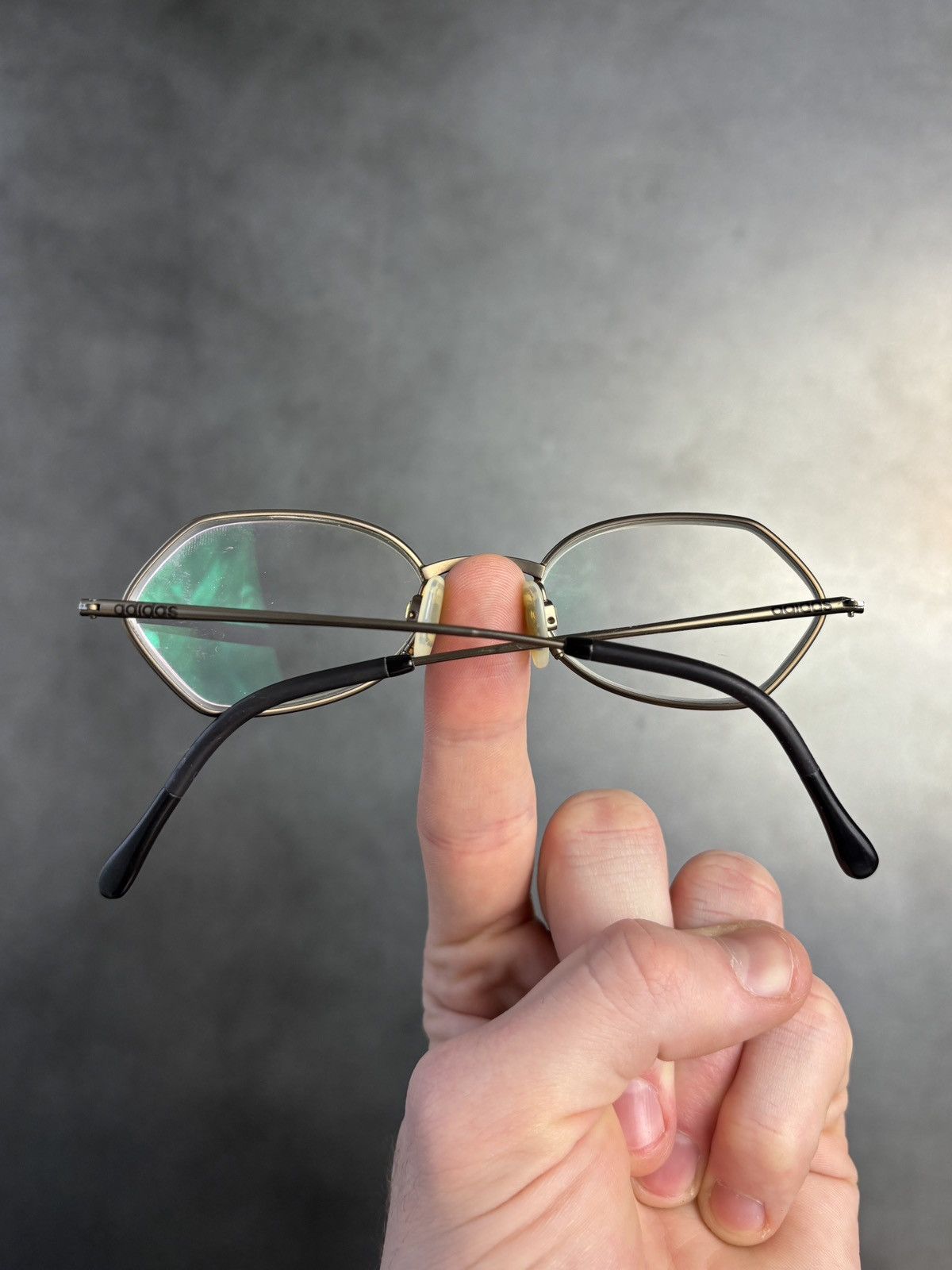 Adidas × Vintage Vintage Adidas Eyeglasses Frames Austria Masters Angular Hex Size ONE SIZE - 2 Thumbnail