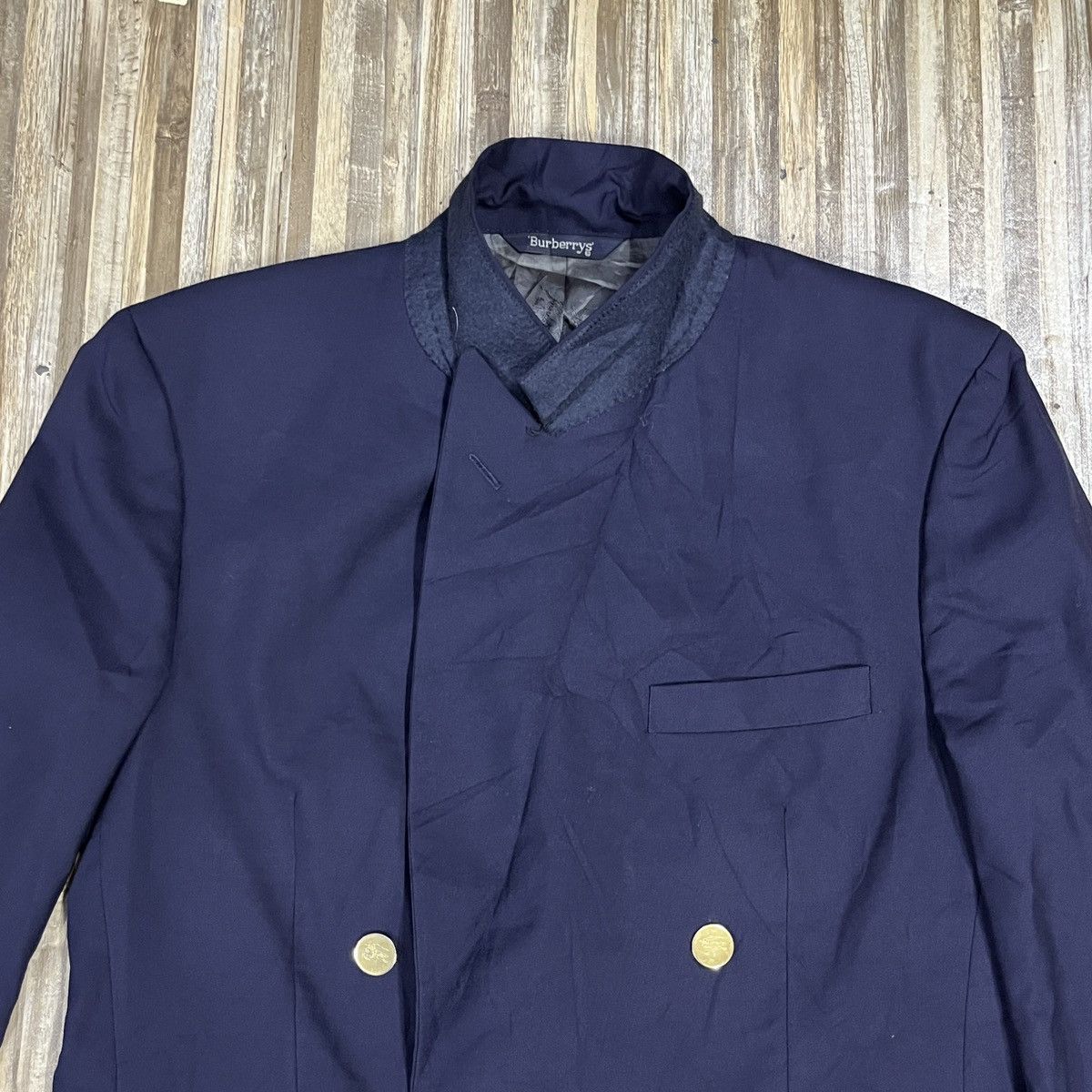 Burberry Vintage Burberry Double Breasted Blazer Size 38R - 15 Thumbnail