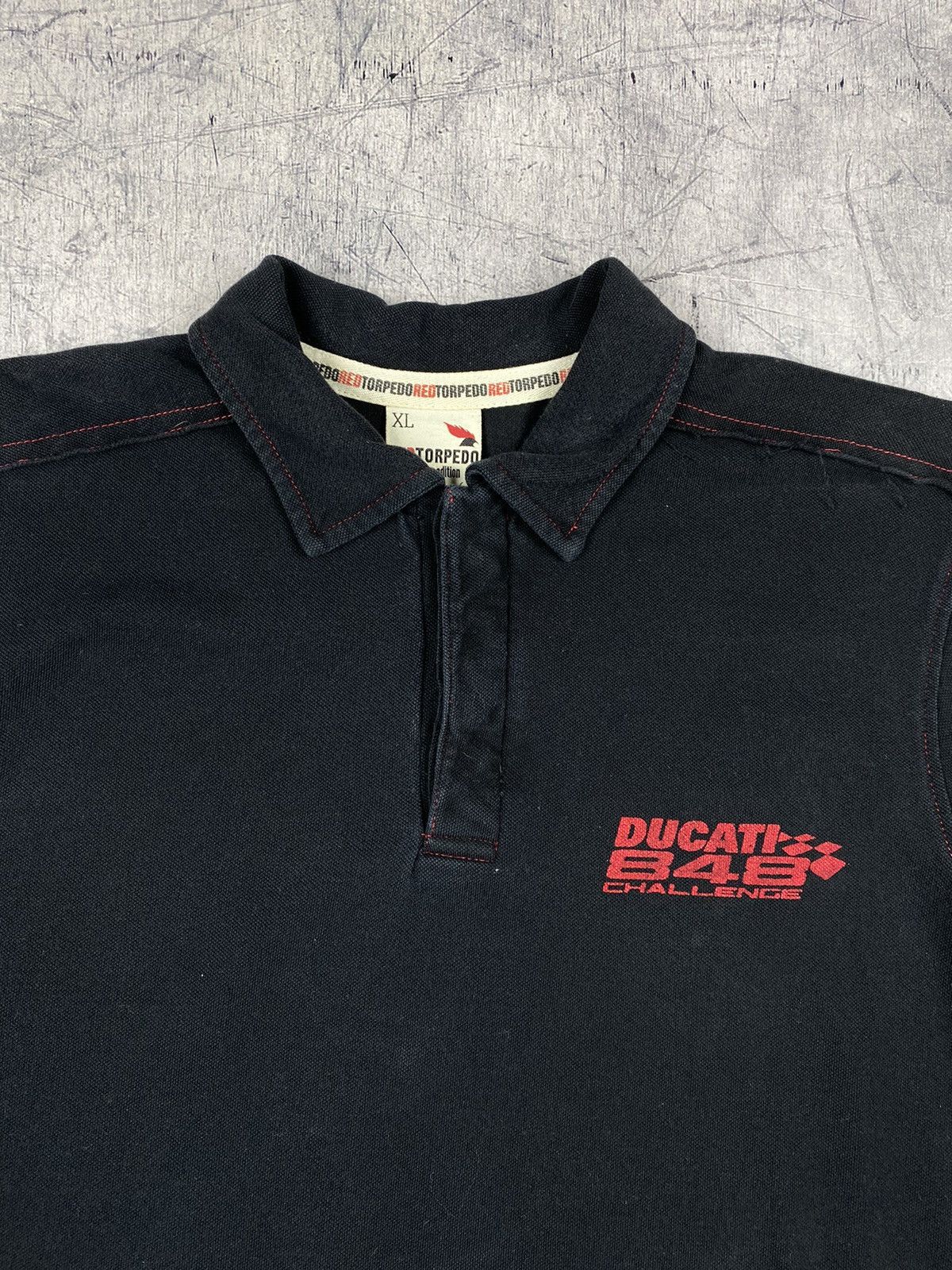 Ducati × Vintage Vintage Ducati Challenge Racing Polo T Shirt Size US XL / EU 56 / 4 - 7 Thumbnail
