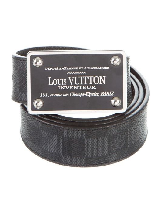 LOUIS VUITTON Reversible 40mm LV Initiales Brown Belt 85 34