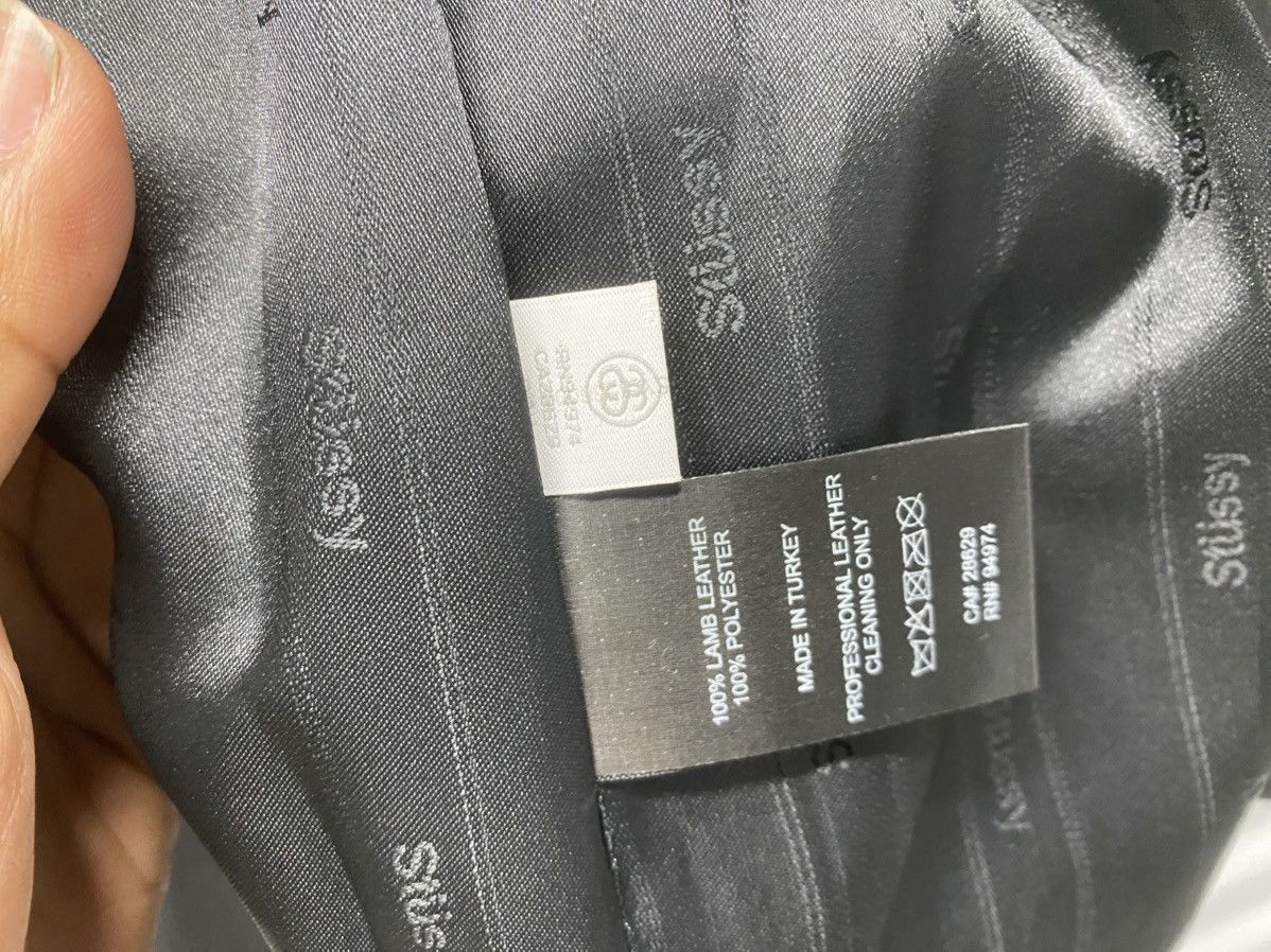 Stussy Stussy Leather Transit Coat Size US S / EU 44-46 / 1 - 10 Thumbnail