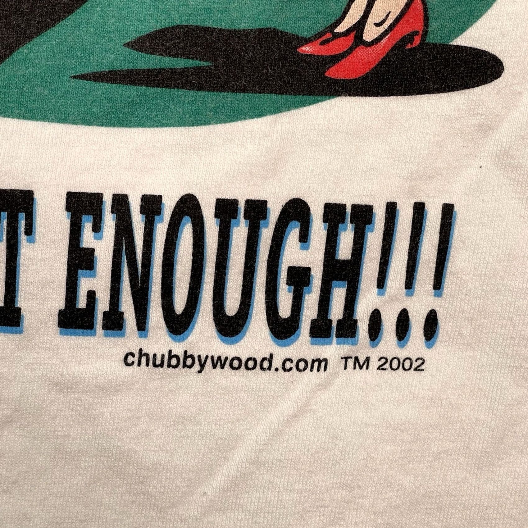 Big John VINTAGE Big Johnson Chubby Wood Shirt Tee Golf 2XL White Men Mens Funny T-Shirt Y2K Size US XXL / EU 58 / 5 - 3 Thumbnail
