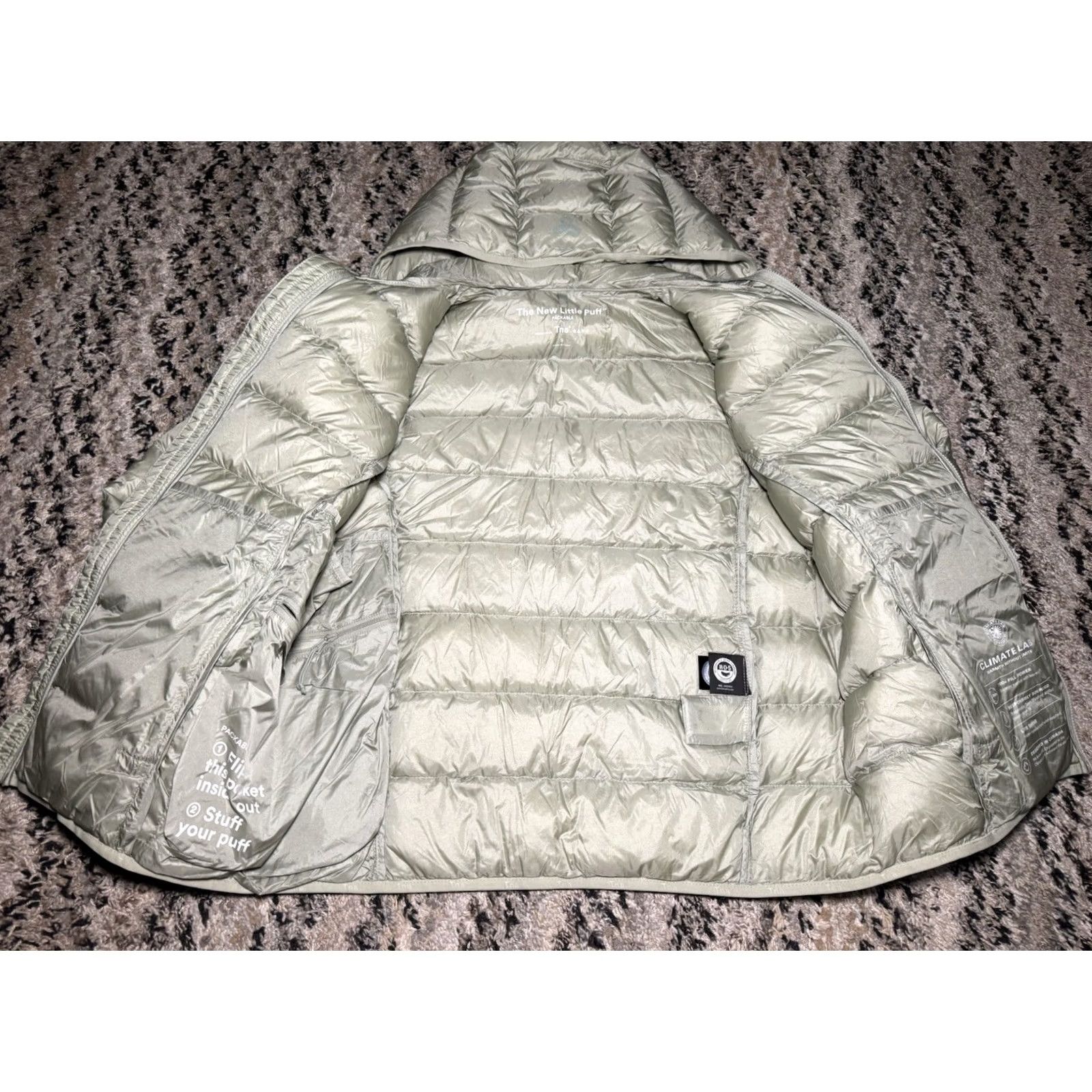 TNA Tna Jacket Womens The New Little Puff Hood Zip Up Down Filled S Green Puffer Short Hooded Spring Fall Winter Womens Size S / US 4 / IT 40 - 6 Thumbnail