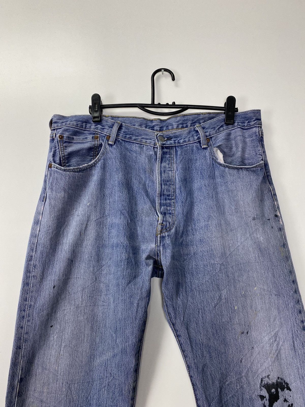 Levi's Vintage Levi’s 502 Distress Jeans Size US 40 / EU 56 - 2 Thumbnail