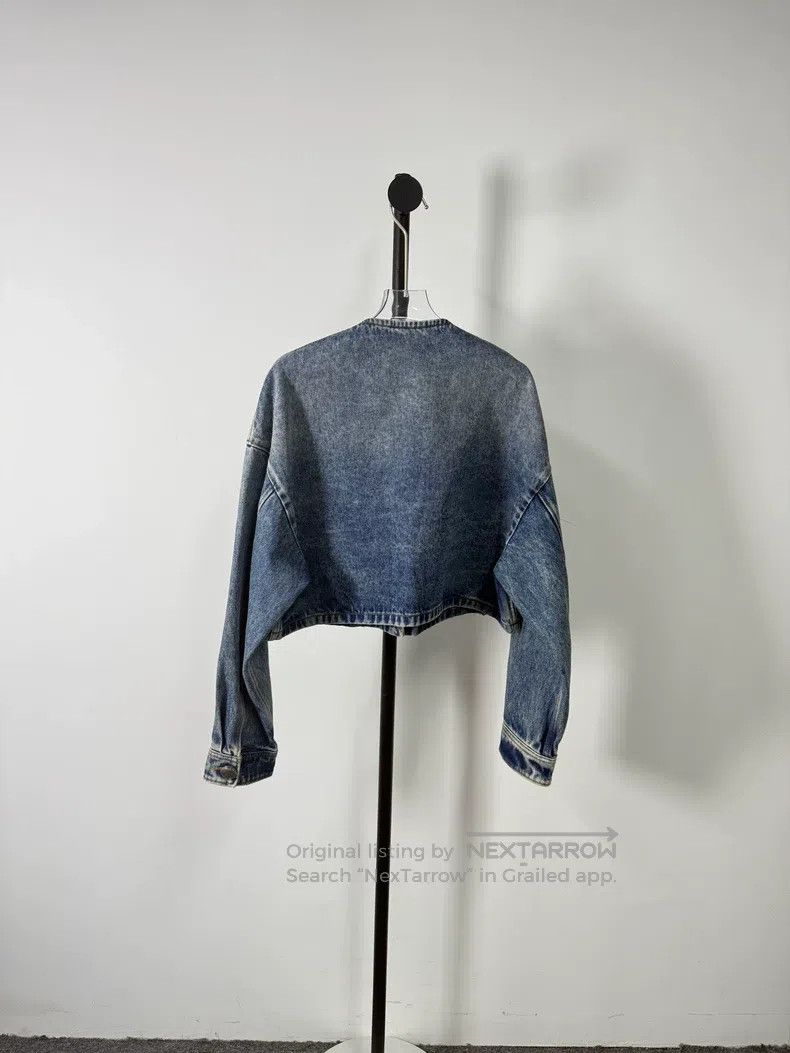 Prada Prada Round-neck denim jacket Size XXS / US 00 / IT 34 - 2 Thumbnail