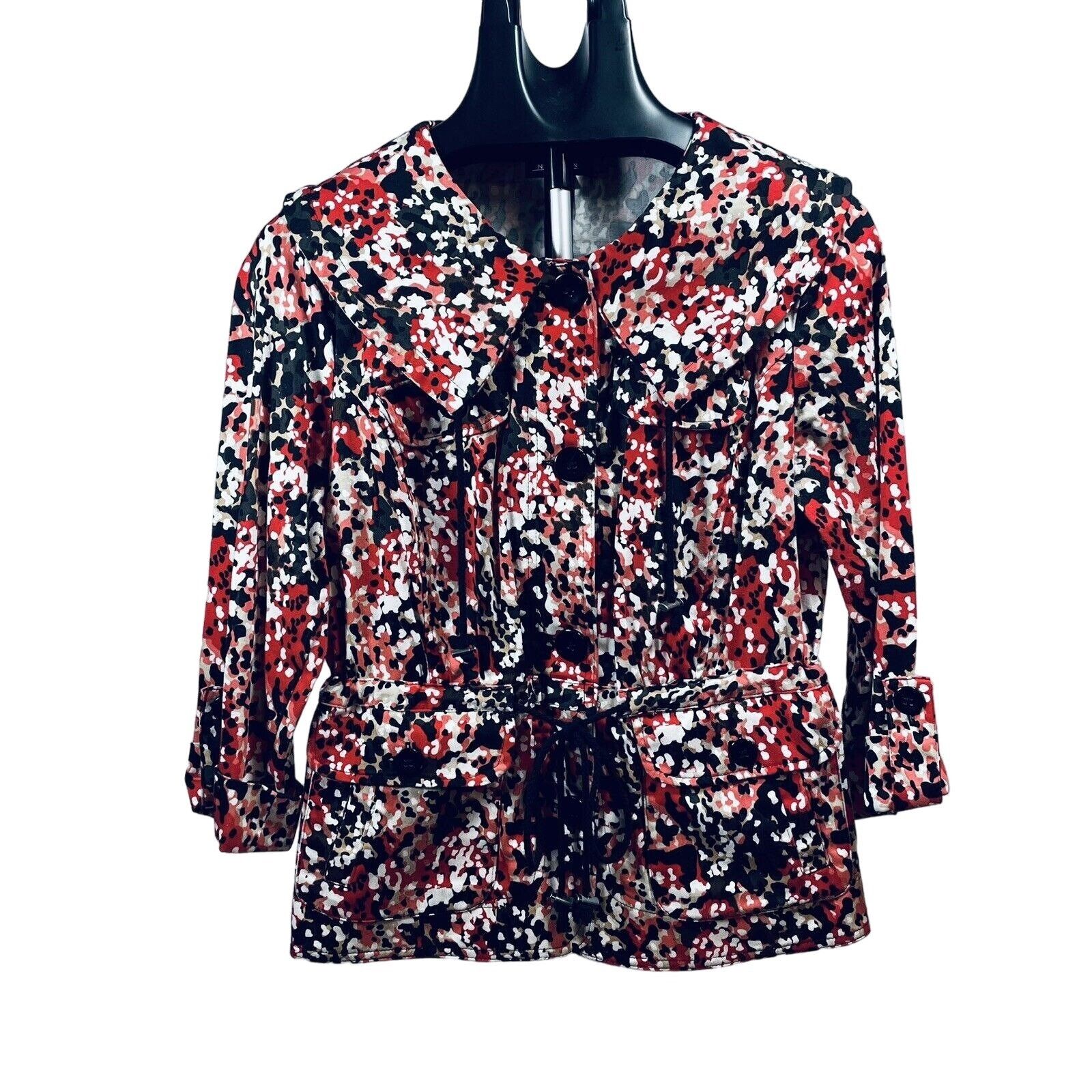 Other Notations Lightweight jacket Cinch Waist and Large Peter Pan Size S / US 4 / IT 40 - 2 Thumbnail