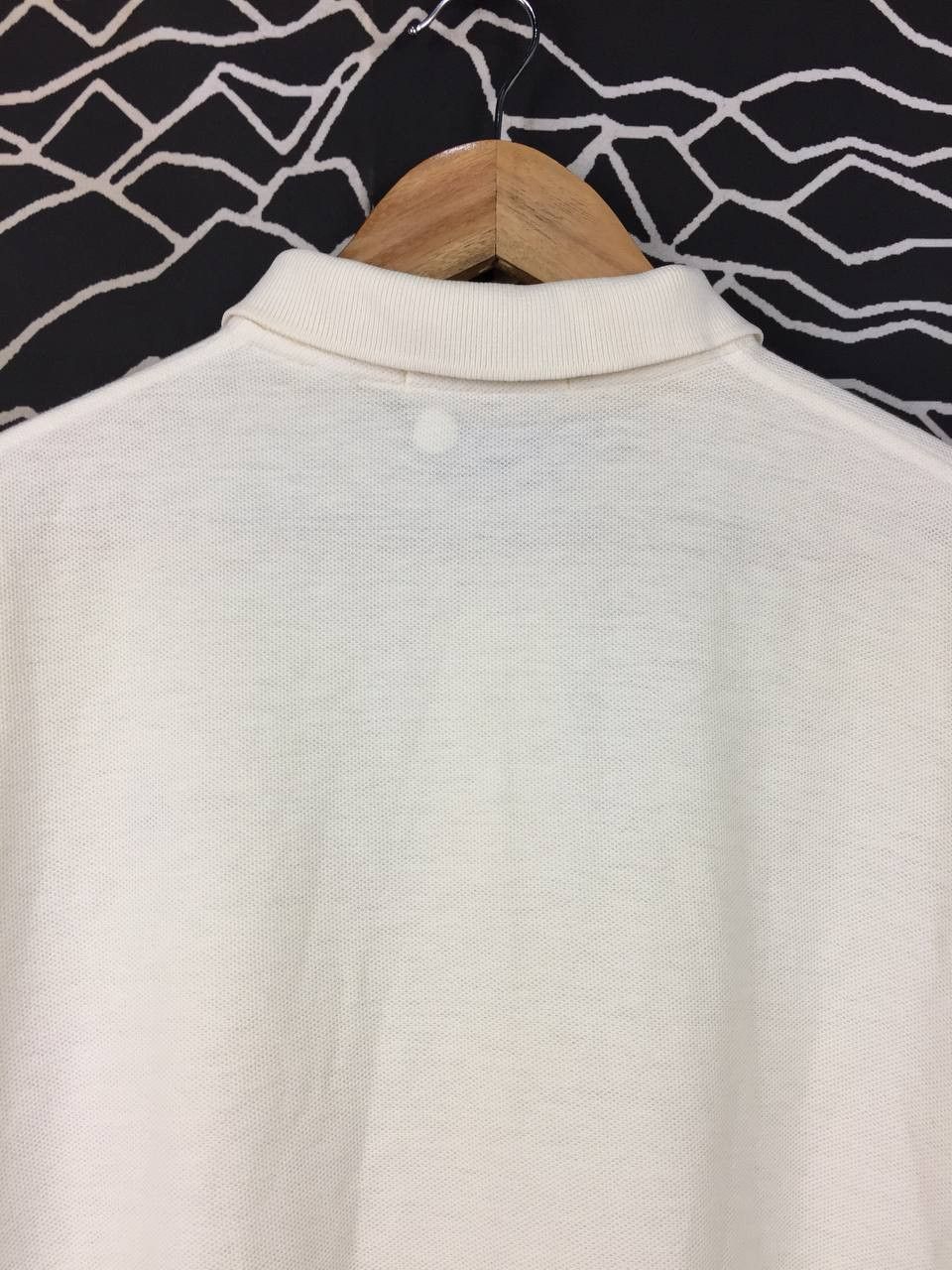 Polo Ralph Lauren Vtg Polo Ralph Lauren Small Logo Cream Pique Polo Shirt Size US L / EU 52-54 / 3 - 8 Thumbnail