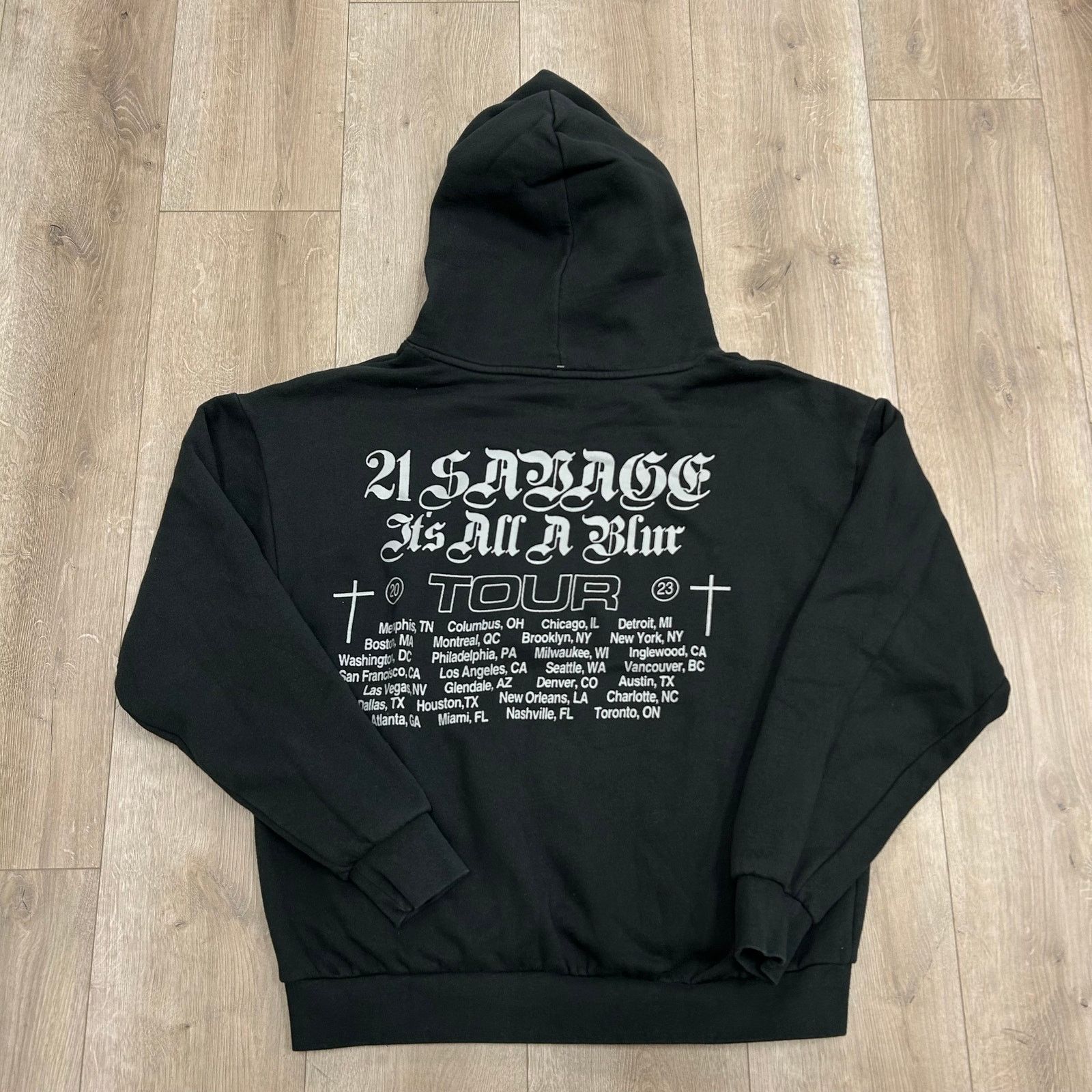 Drake Drake 21 Savage It's All a Blur Knike Tour hoodie Sweater Size US XL / EU 56 / 4 - 3 Thumbnail