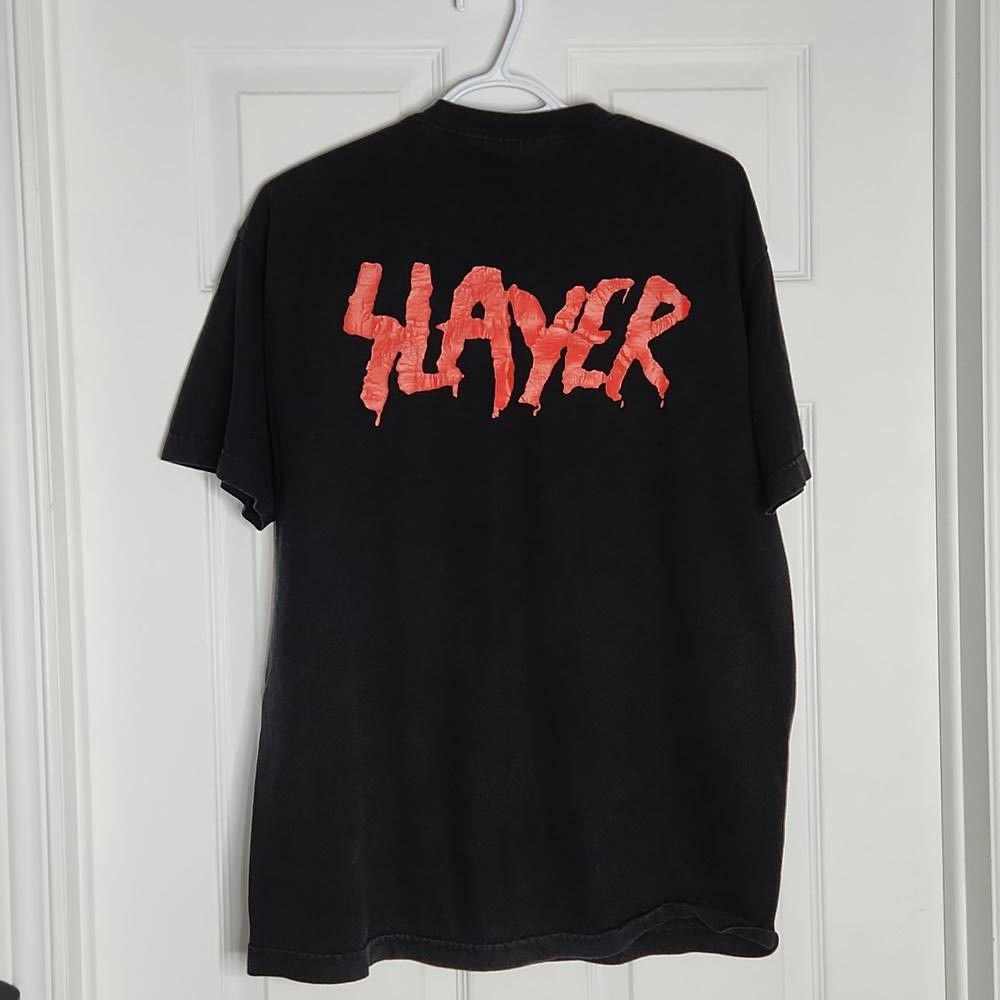 Other Vintage 2002 Slayer Gas Mask T Shirt Large Size US L / EU 52-54 / 3 - 4 Thumbnail