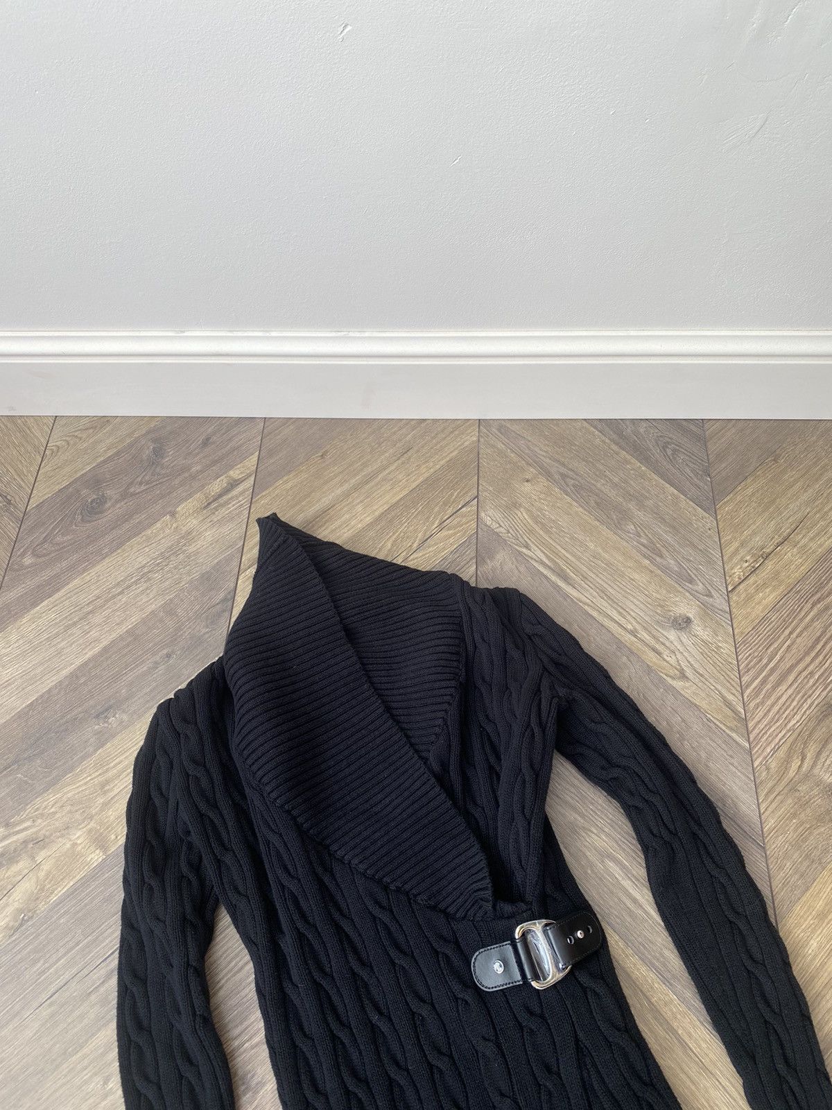Polo Ralph Lauren × Vintage Vintage Ralph Lauren Black Label Cable Knit Dress Size XXS / US 00 / IT 34 - 8 Thumbnail