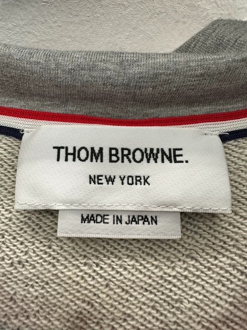 Thom Browne Thom browne Gray four-striped zipper jacket and hoodie 2503 Size US XL / EU 56 / 4 - 6 Thumbnail