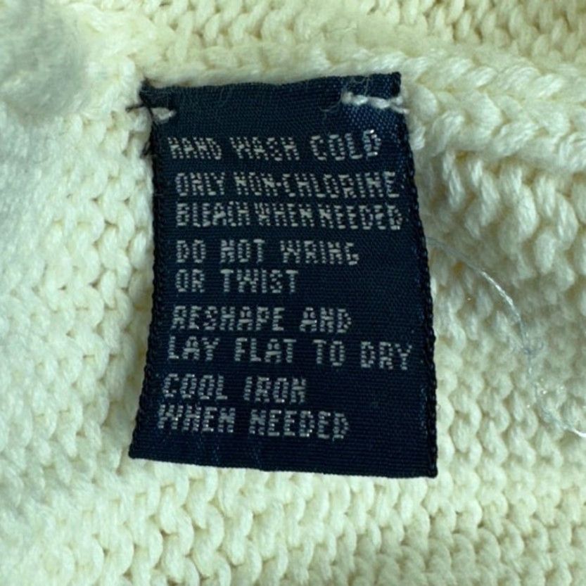 Polo Ralph Lauren VINTAGE Polo Ralph Lauren V Neck Sweater Vest Mens XL XXL Cotton Ivory Measures approximately 25" armpit to armpit 29" shoulder to hem Size US XXL / EU 58 / 5 - 6 Thumbnail