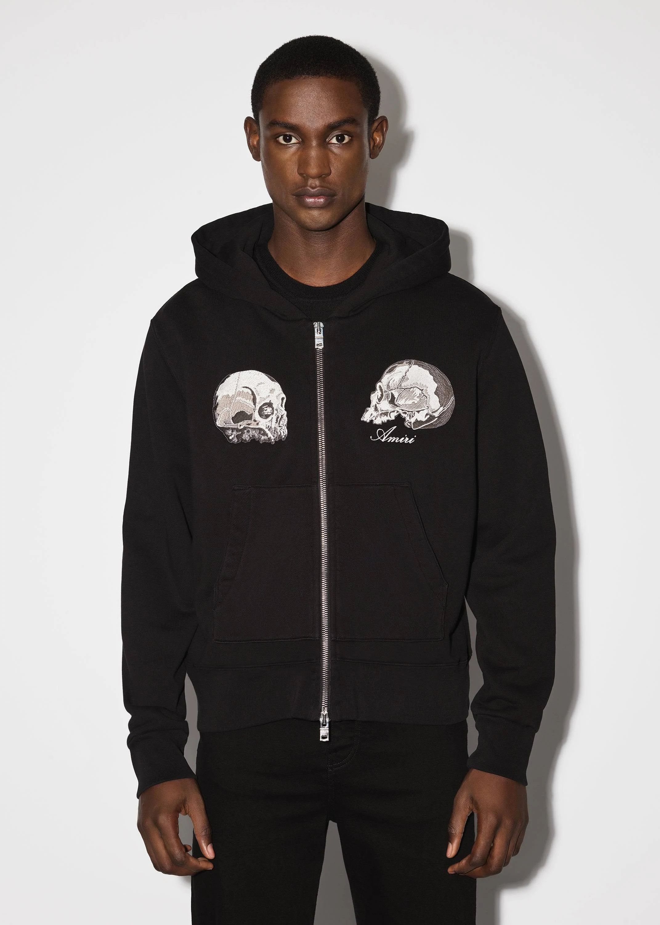 Amiri × Wes Lang o1w1db11224 Dream Zip Hoodie in Black Size US M / EU 48-50 / 2 - 3 Thumbnail