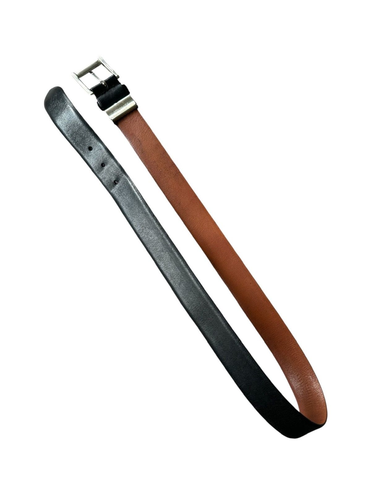 Burberry 2000's Burberry fully leather belt Size ONE SIZE - 5 Thumbnail