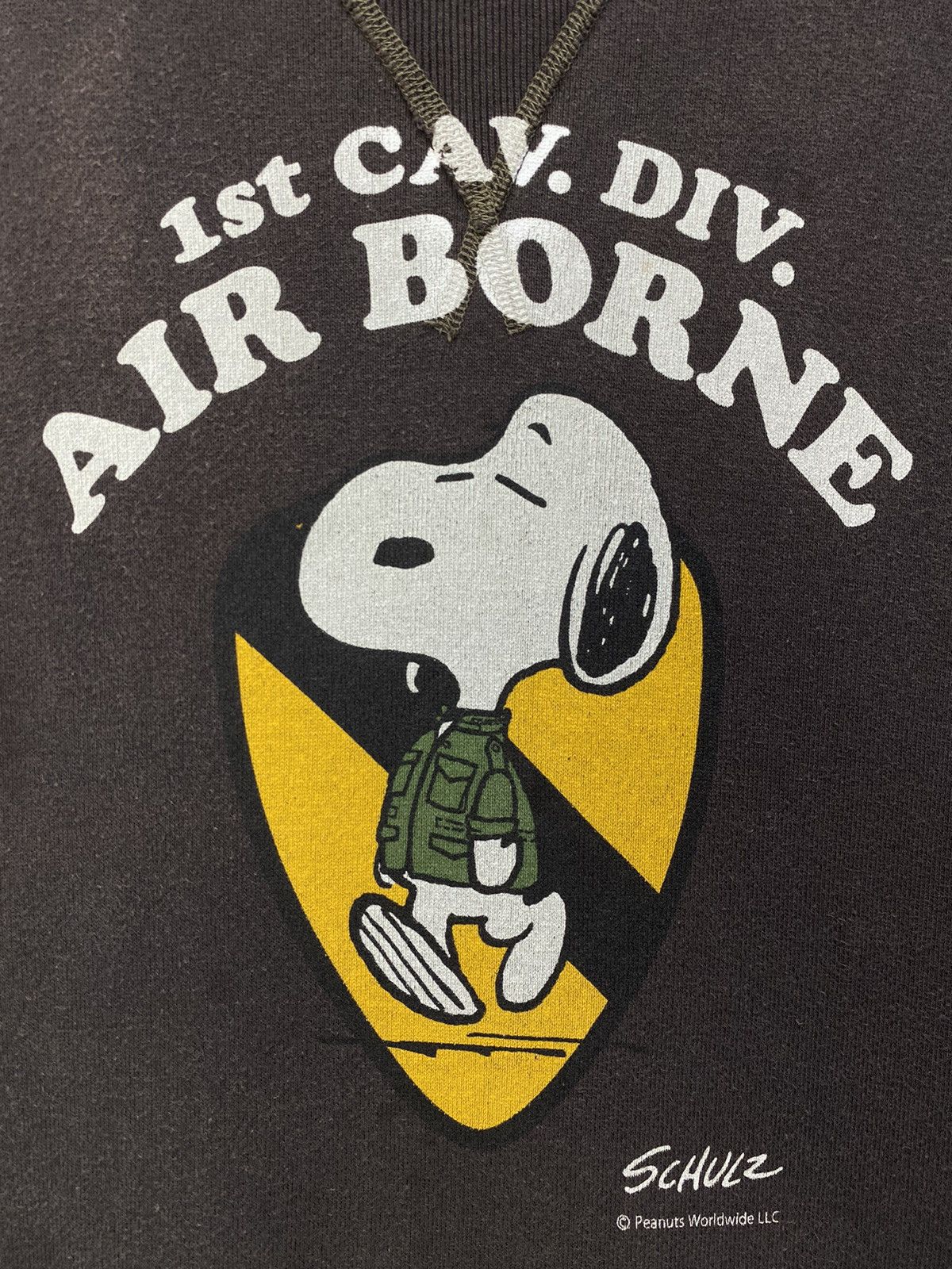 Buzz Rickson's Rare Snoopy X Buzz Rickson Military Air Borne Sweatshirts Size US L / EU 52-54 / 3 - 7 Thumbnail