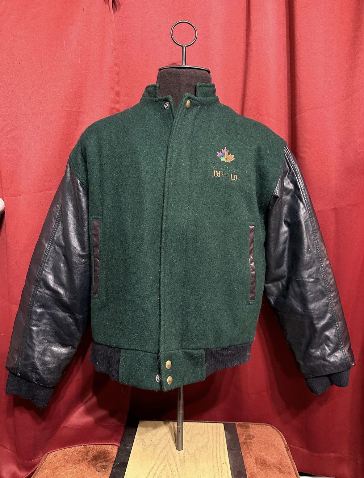 Other Vintage Custom Leather Letterman Jacket Wool Bomber Grail Size US S / EU 44-46 / 1 - 3 Thumbnail