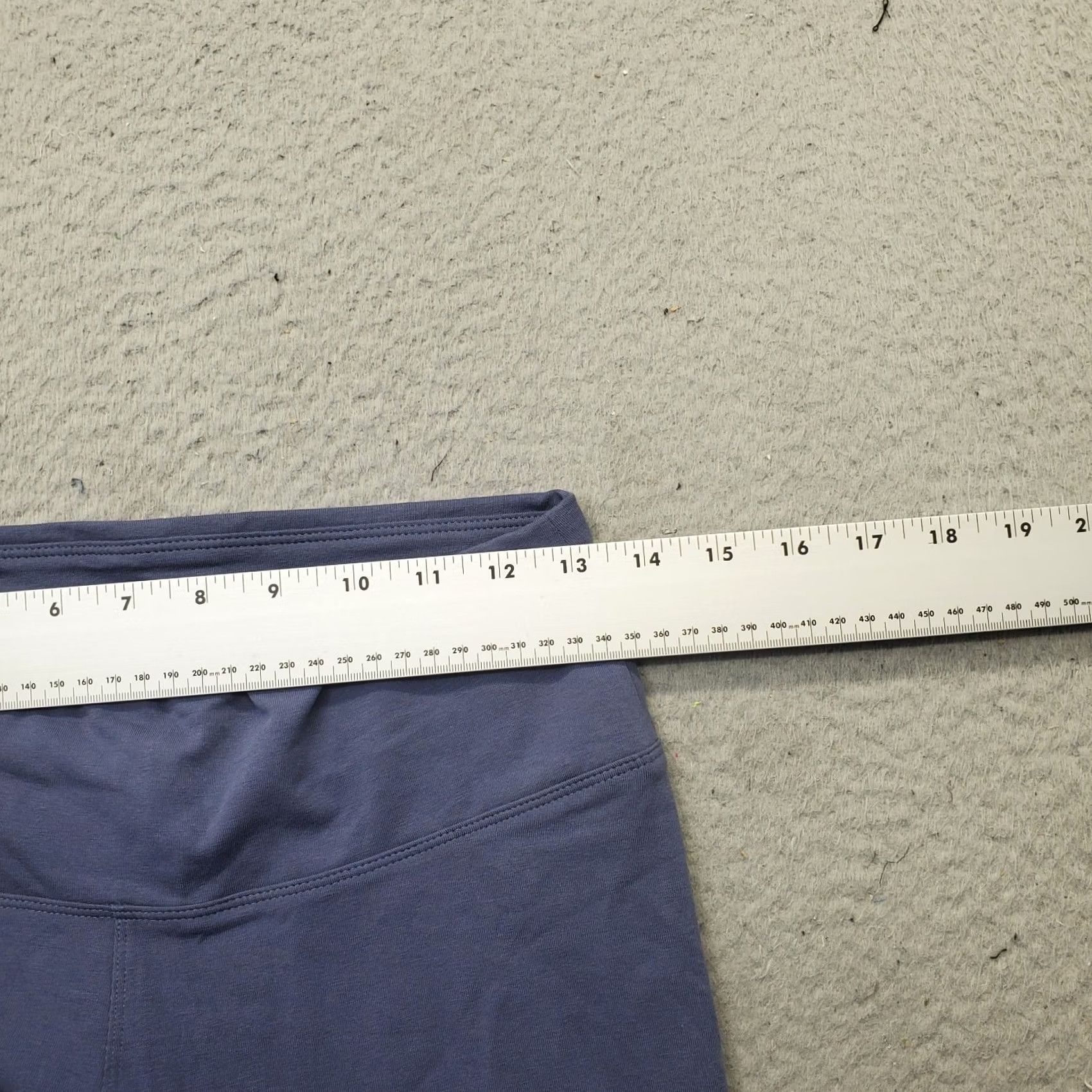 Express Express Leggings Womens Size M Blue Stretch Regular Fit Skinny High Waist Capris Size 32" / US 10 / IT 46 - 6 Thumbnail