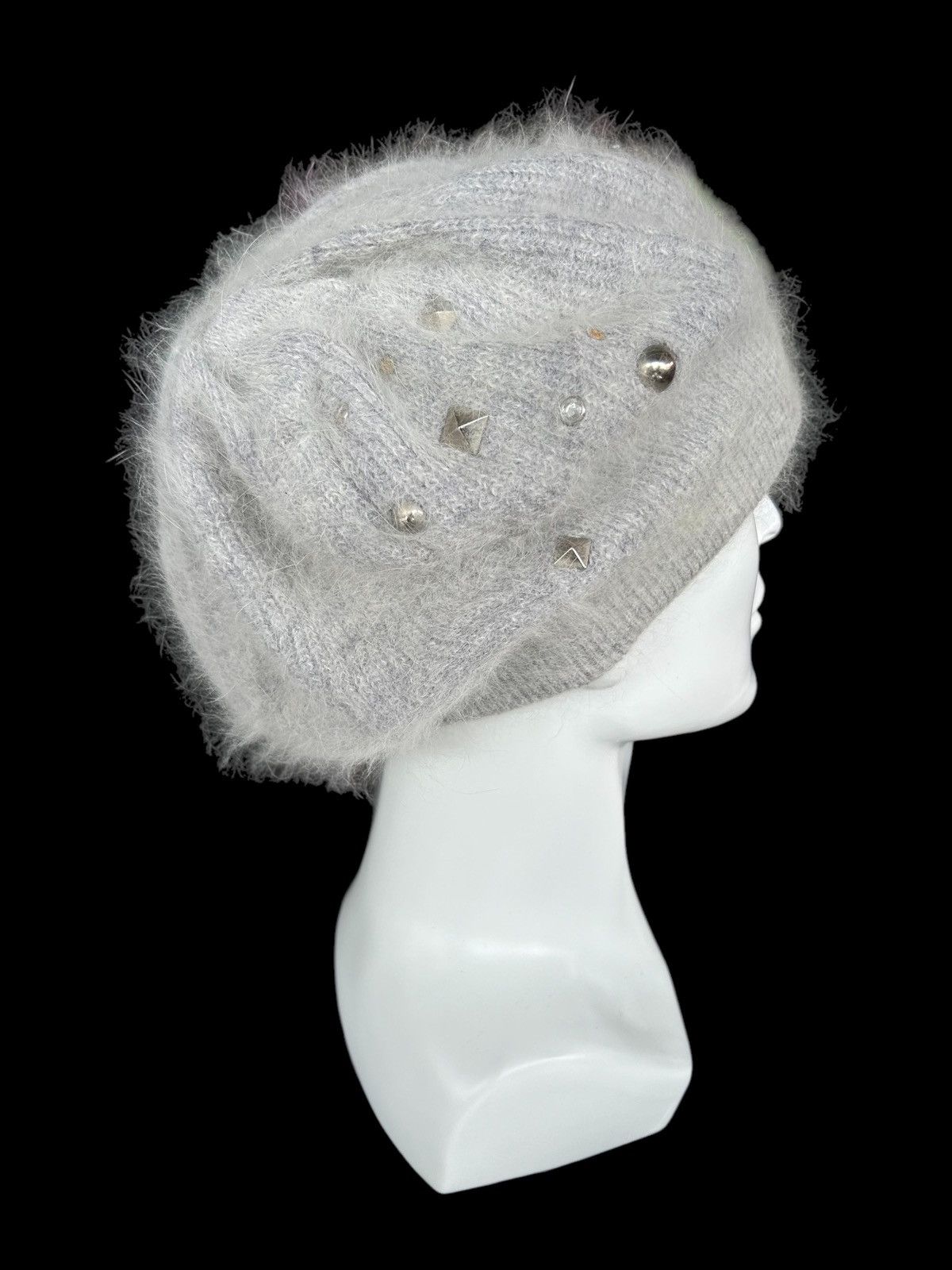 14th Addiction × Hysteric Glamour × Japanese Brand Punk Bondage Style Fur Mohair Rare Hats 🎌☠️💀 Size ONE SIZE - 1 Thumbnail